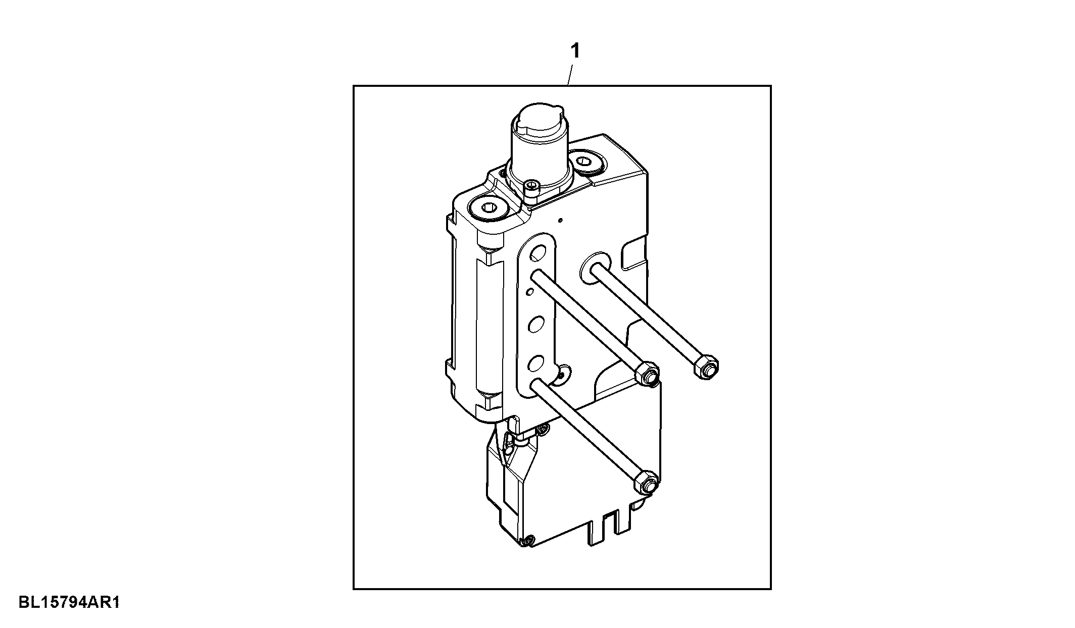Attachment, Electrical Midstack SCV, 3rd Function