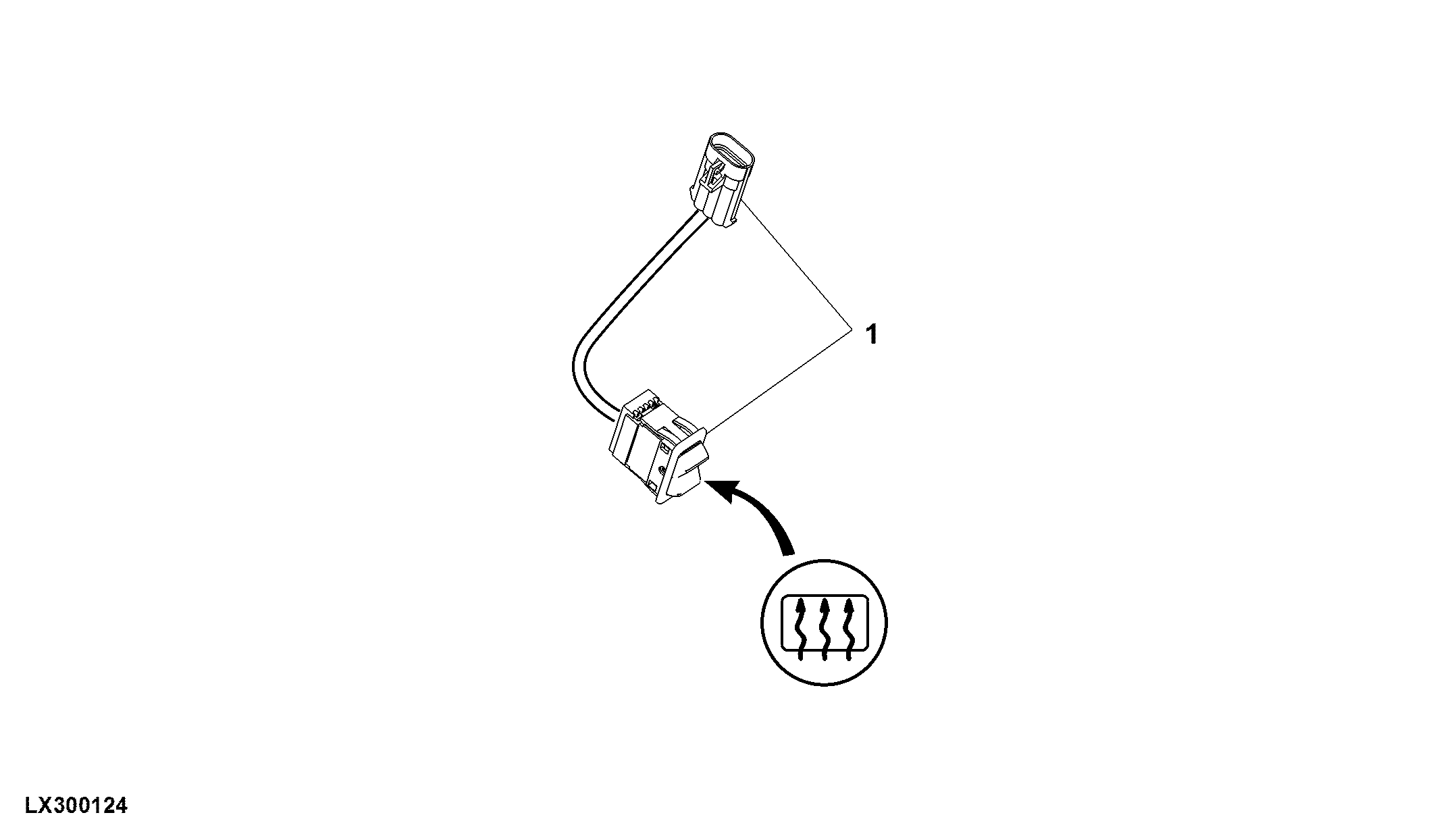 Switch, Window, Heatable, Rear