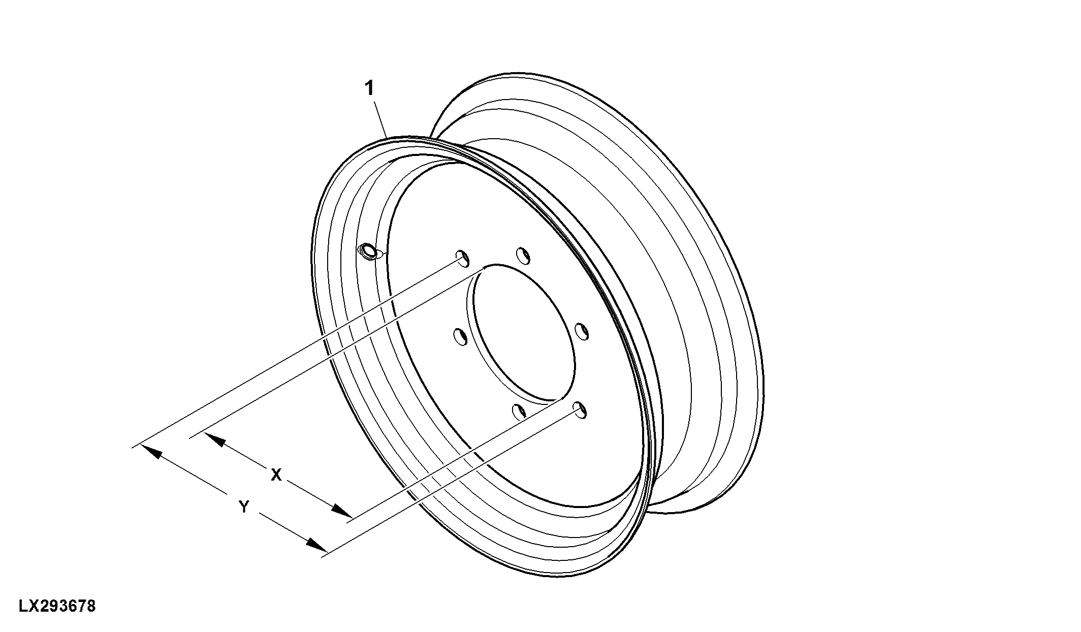 Front Wheels, Welded, 5.50FX19