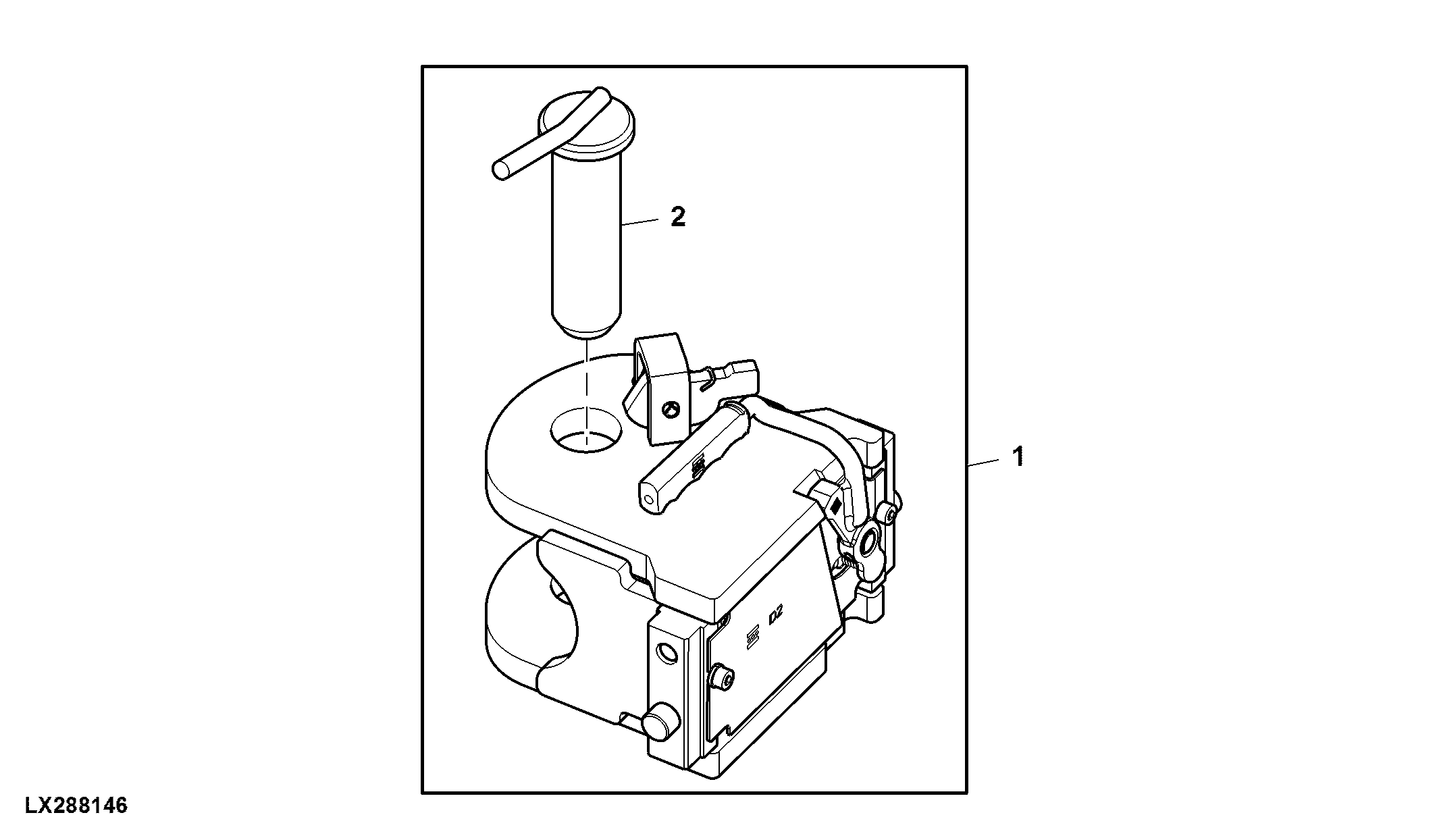 Trailer Hitch, Sliding Version, CUNA, Type D2