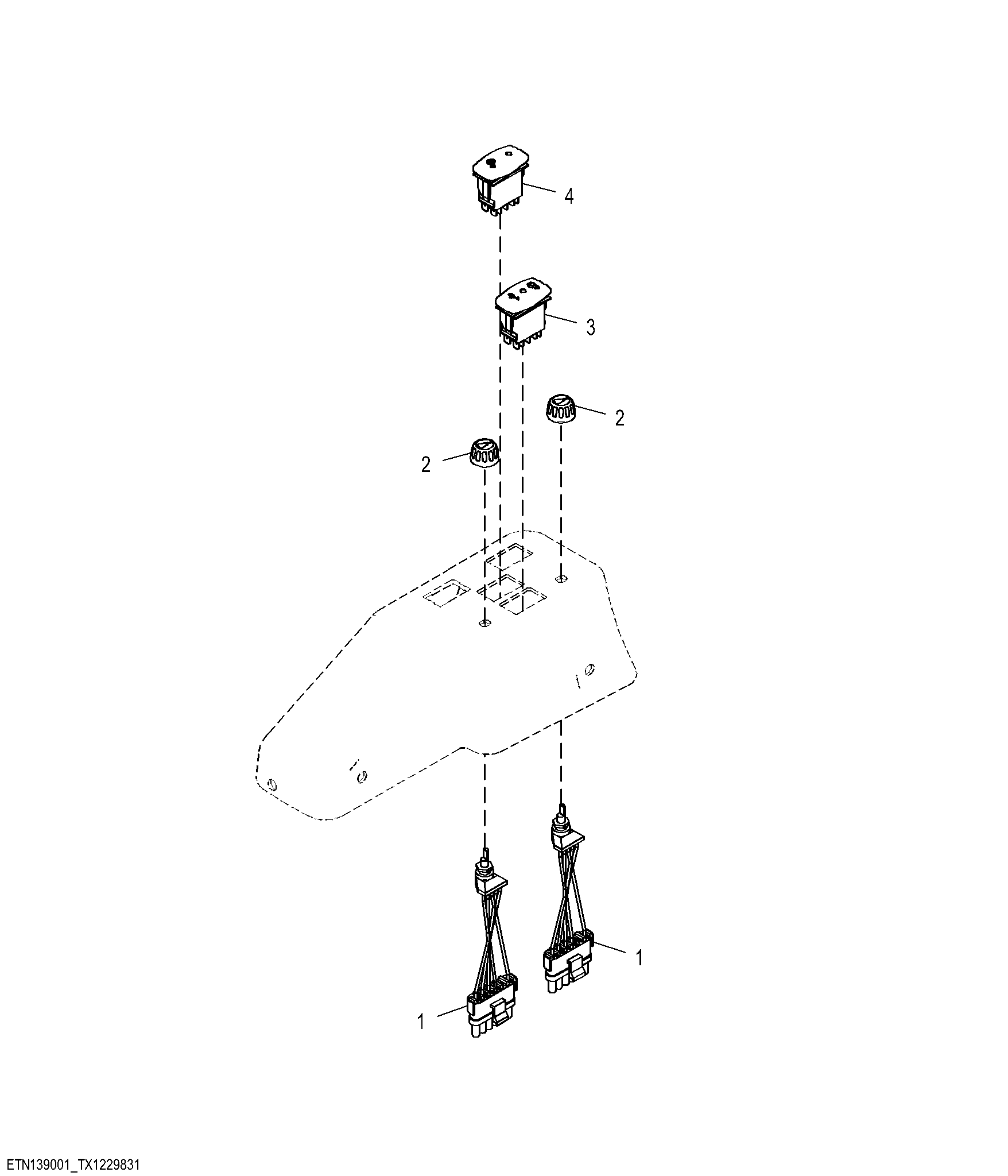 Operators Switch Controls, 6WD