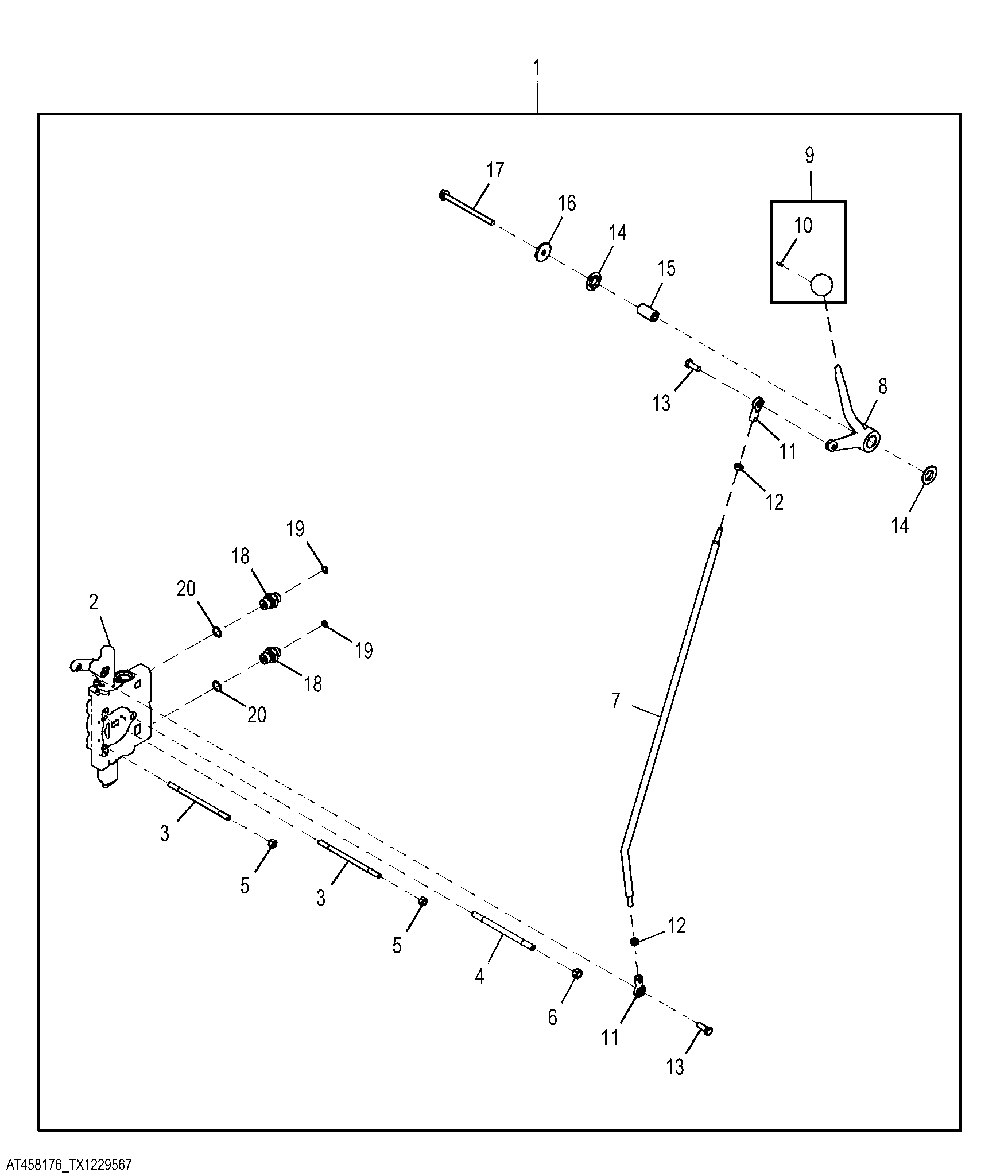 Right 7 Function Auxiliary Control Valve Kit