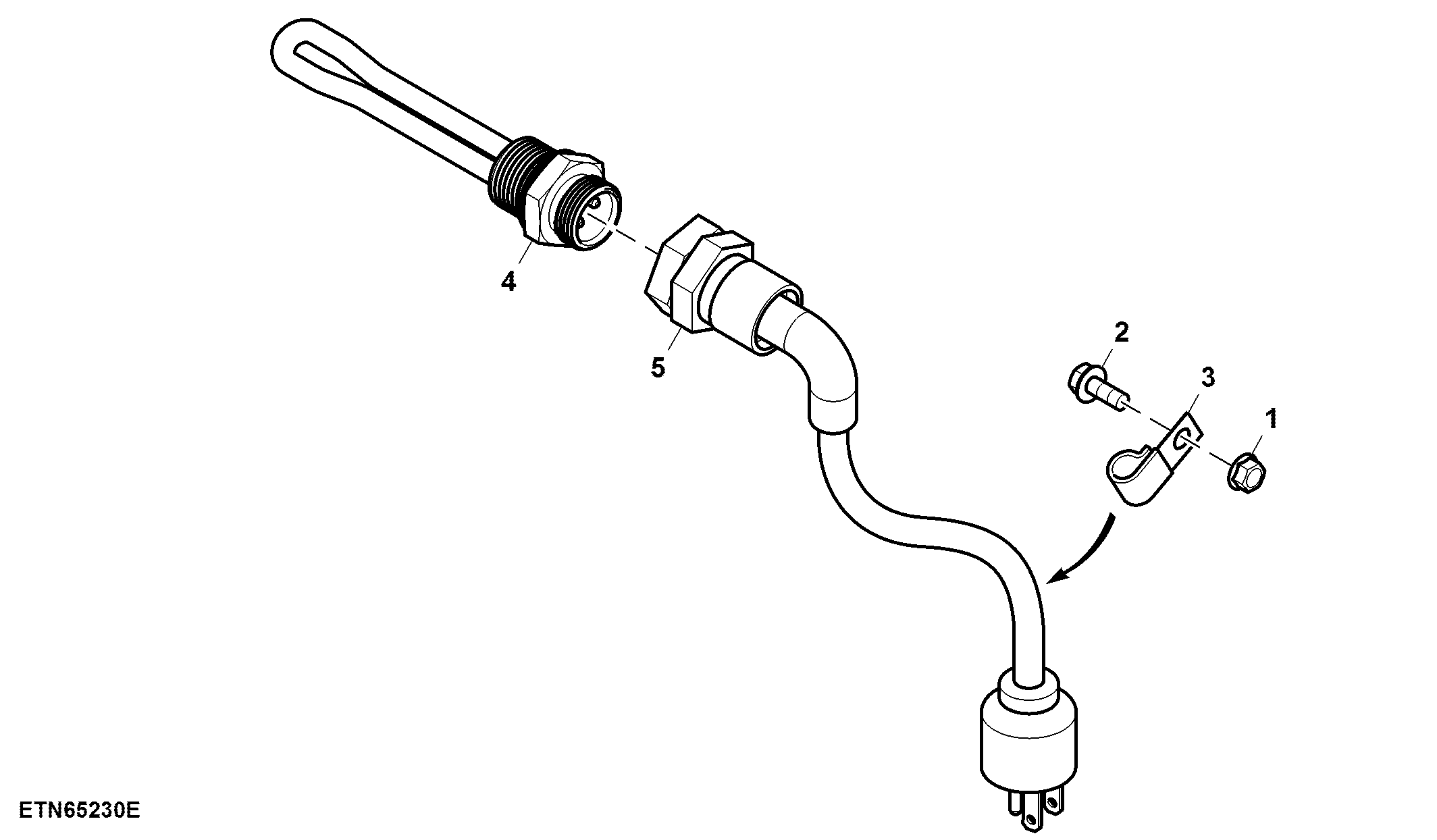 Engine Coolant Heater 13.5 L Interim Tier 4