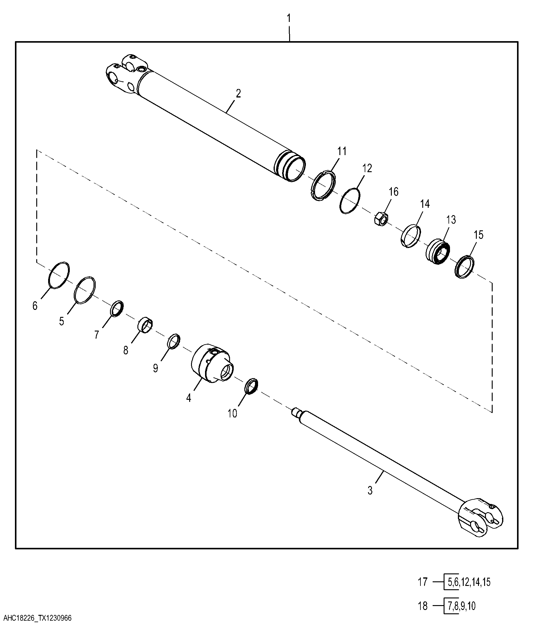 Arch Cylinder Components, Dual Function (678071 - 700125)