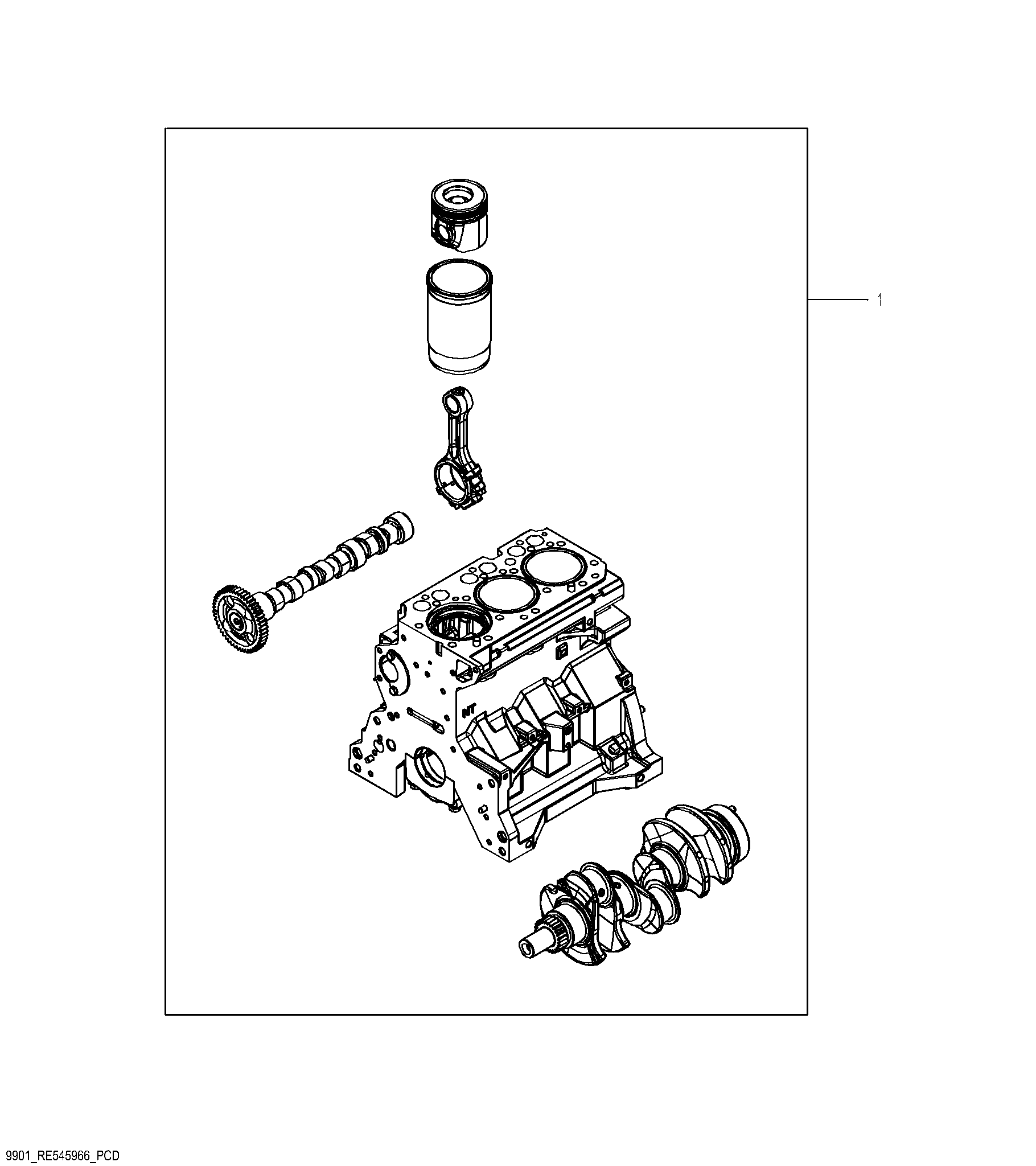9901 Short Block Assembly