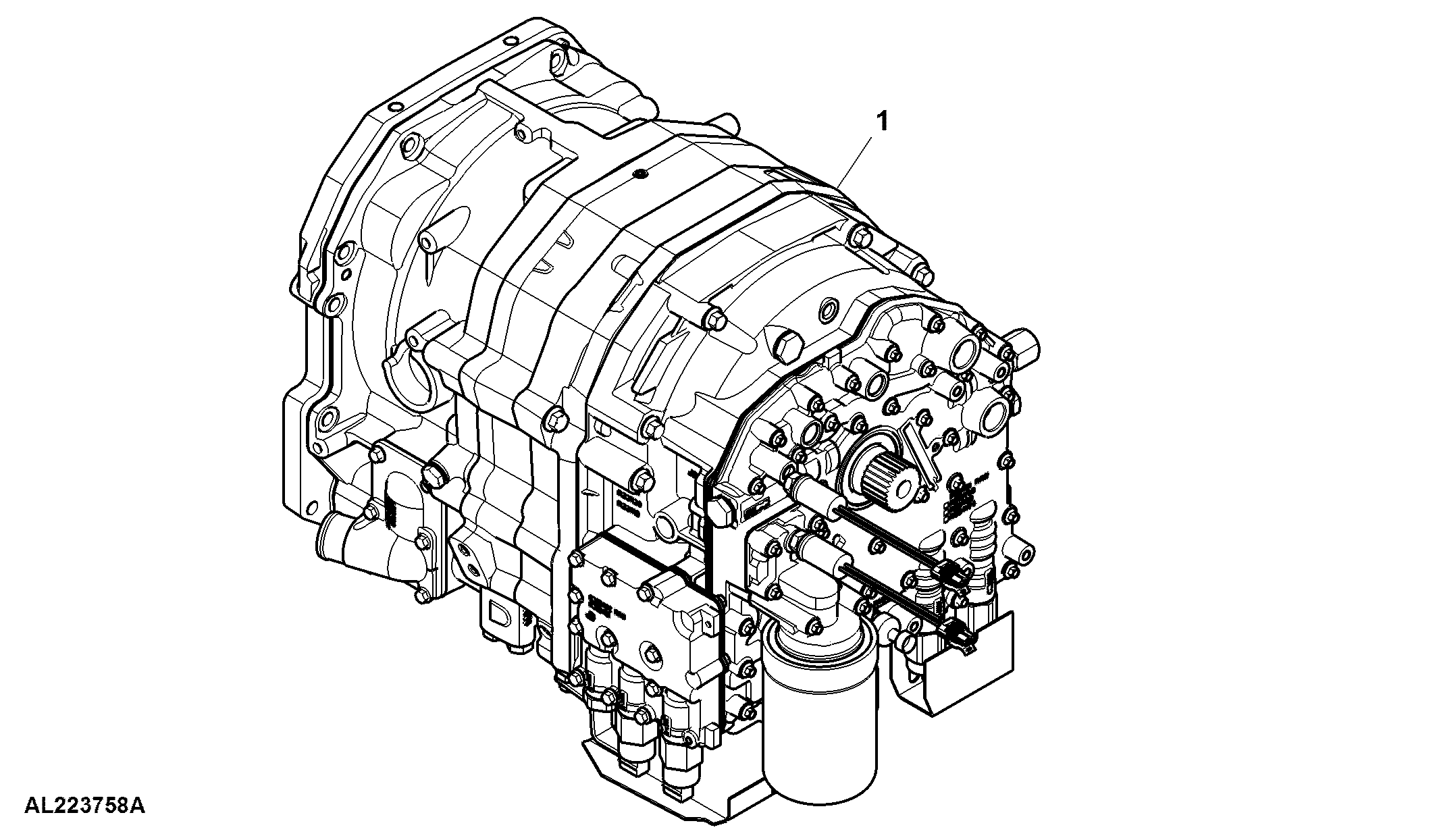 Attachment, CommandQuad™ Transmission Assembly