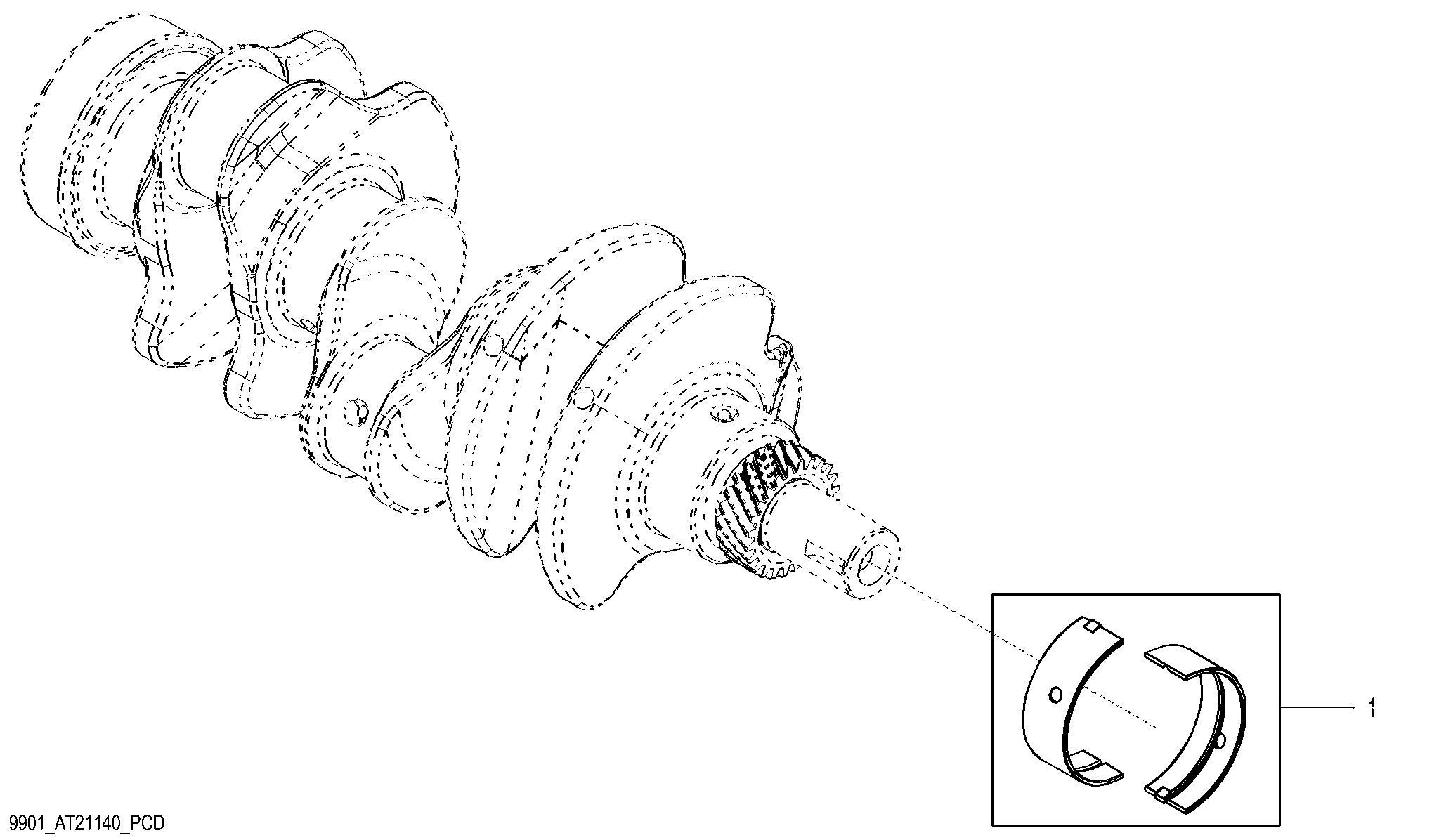 9901 Crankshaft Bearing Kit