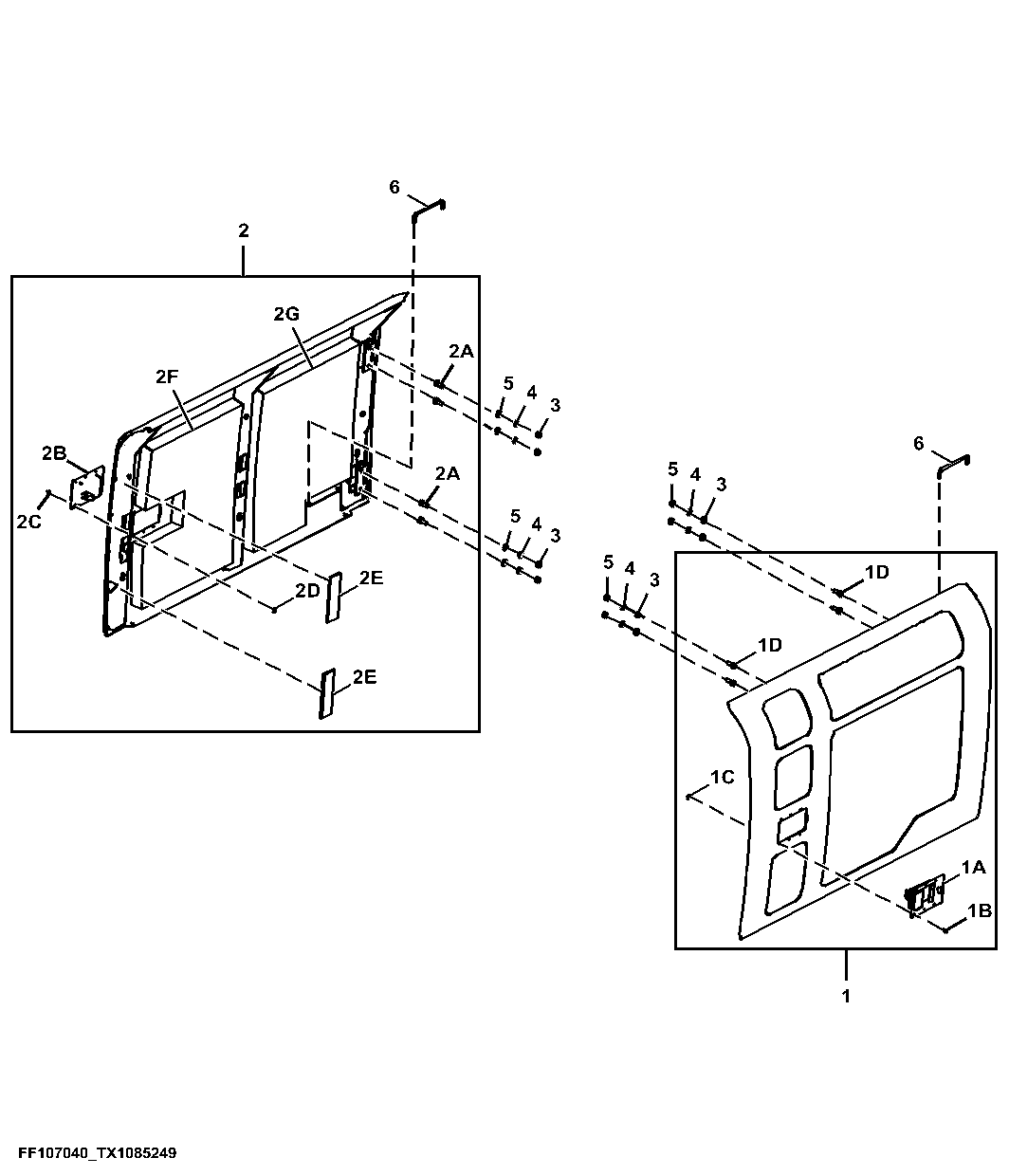 Covers (Cooling and Hydraulic Compartment Doors)