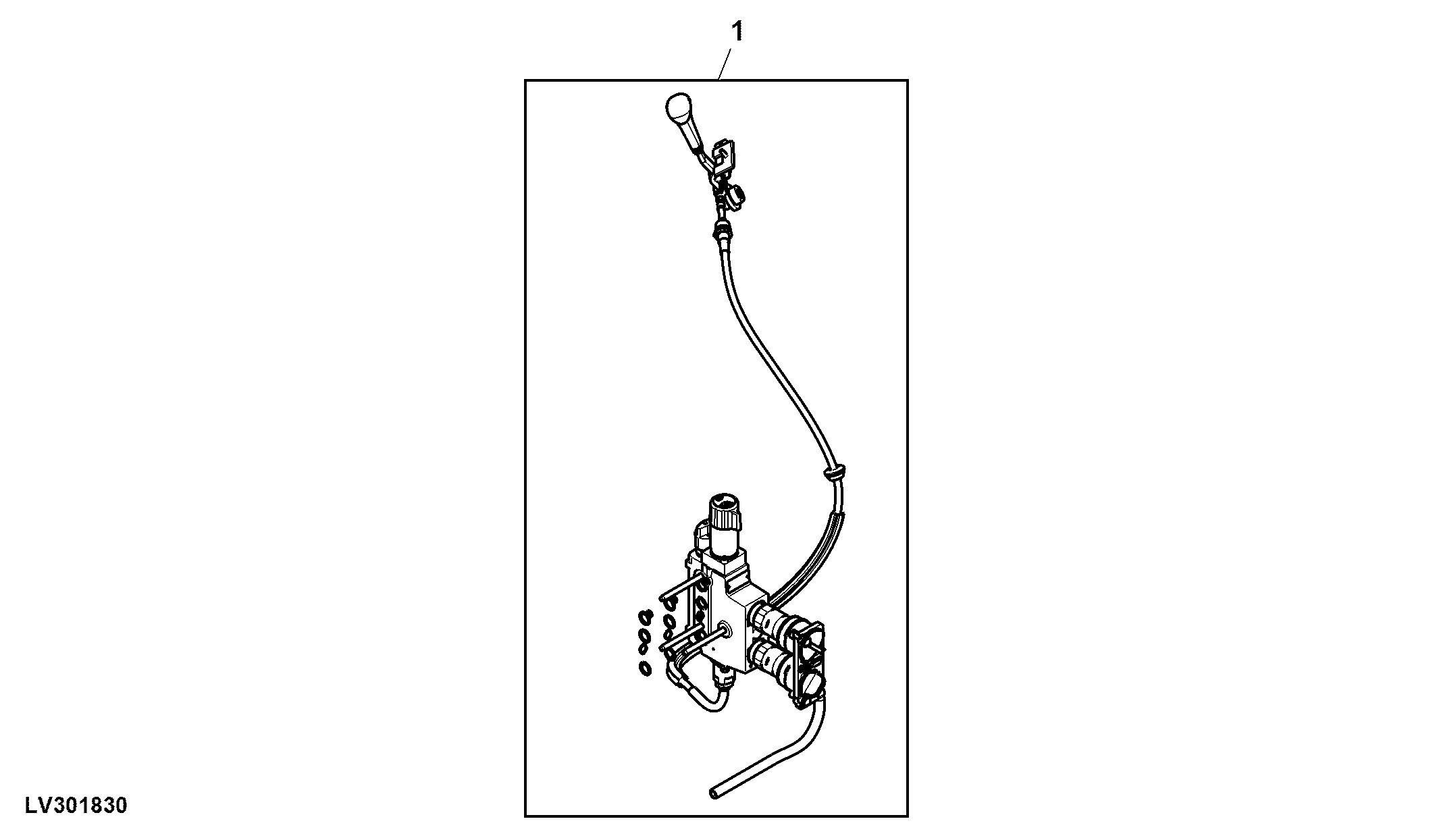 Attachment, Dual To Triple Rear SCV, W/ PFC Pump