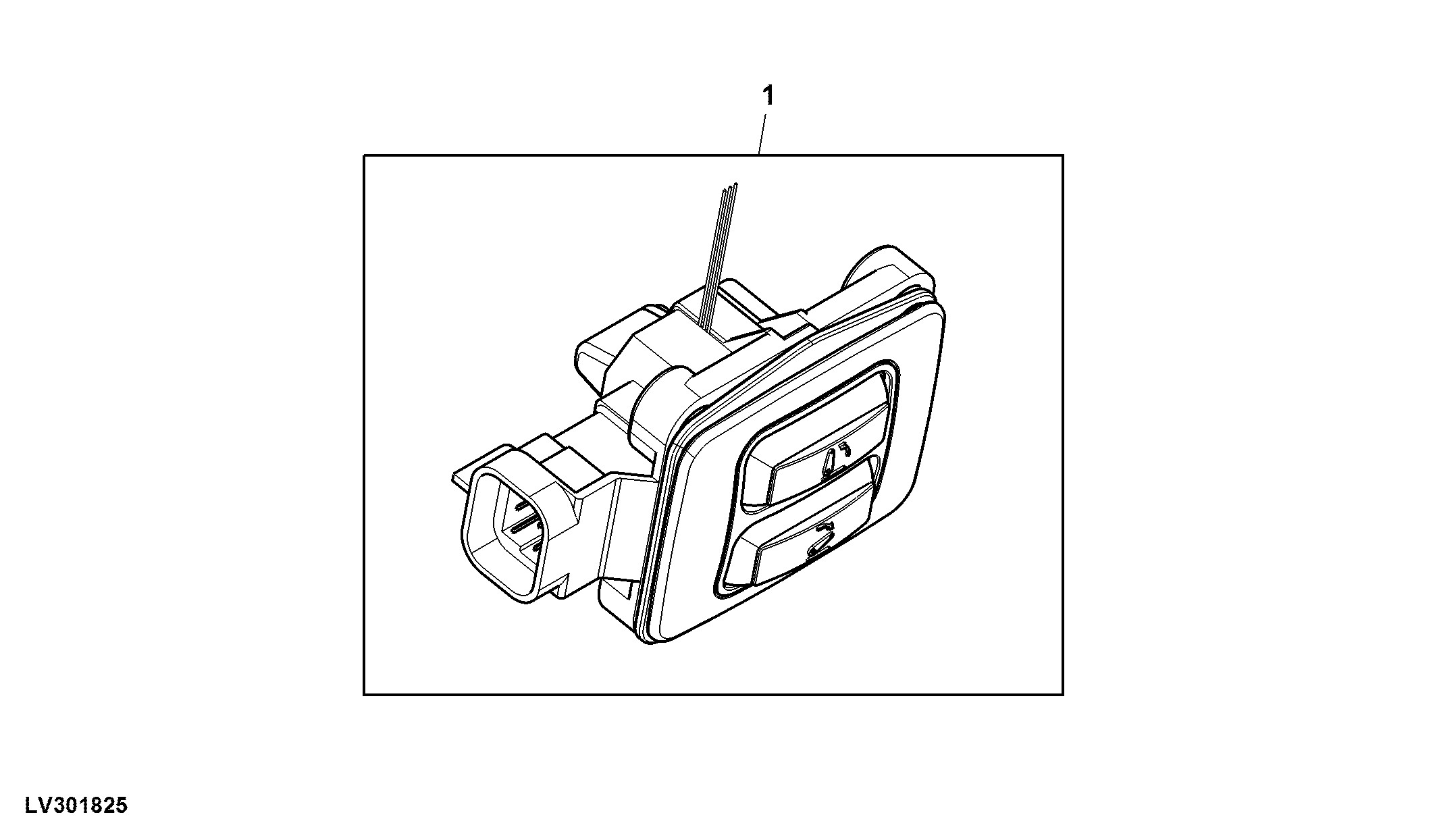 Attachment, Electrohydraullic Hitch Switch