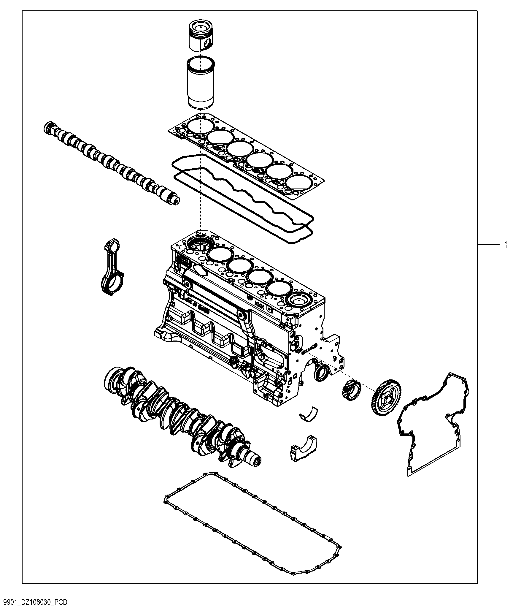 9901 Short Block Assembly