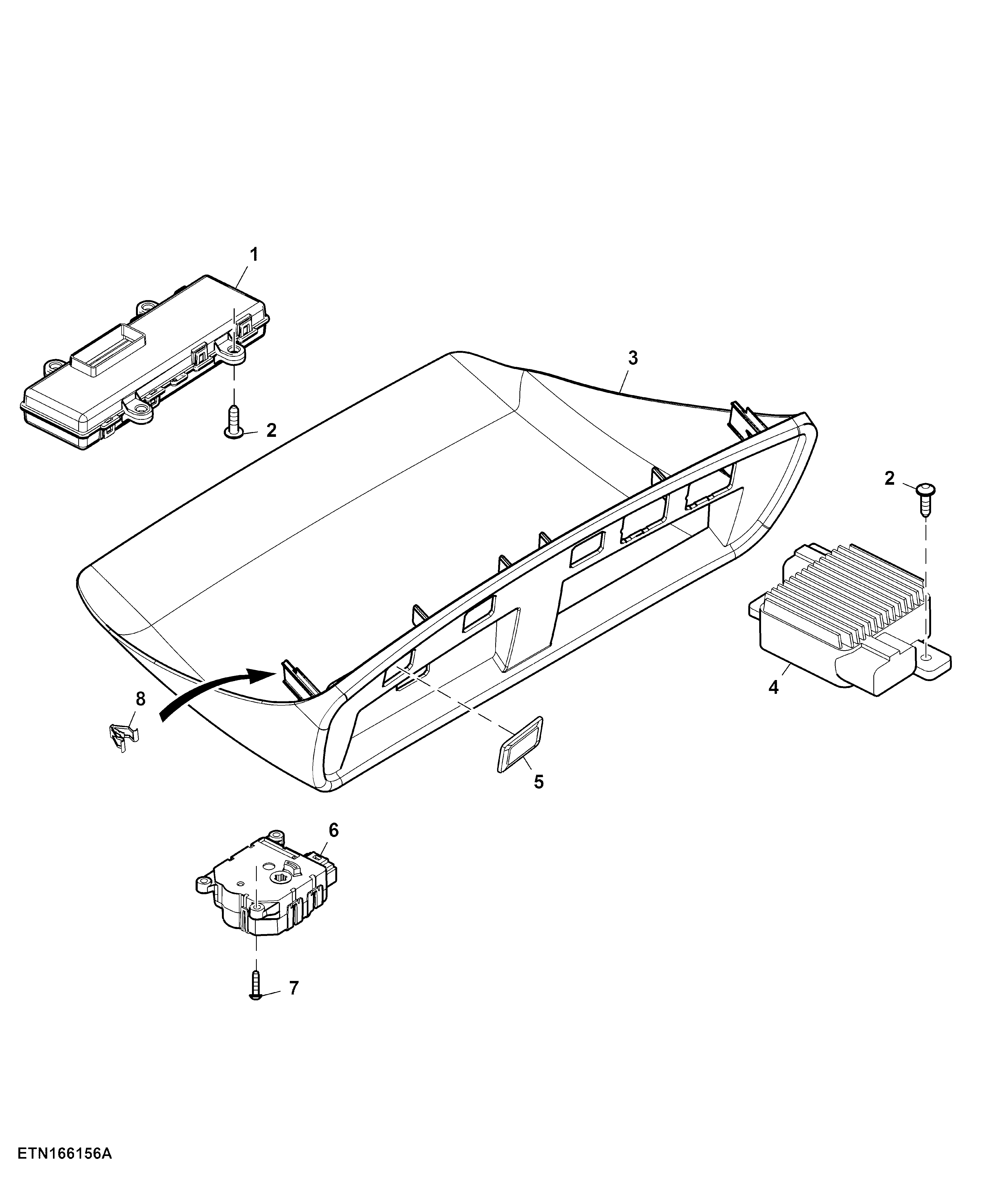 Control, Automatic Temperature Control, W/ Cab Switch Module and Trailering Lights (804101 - )