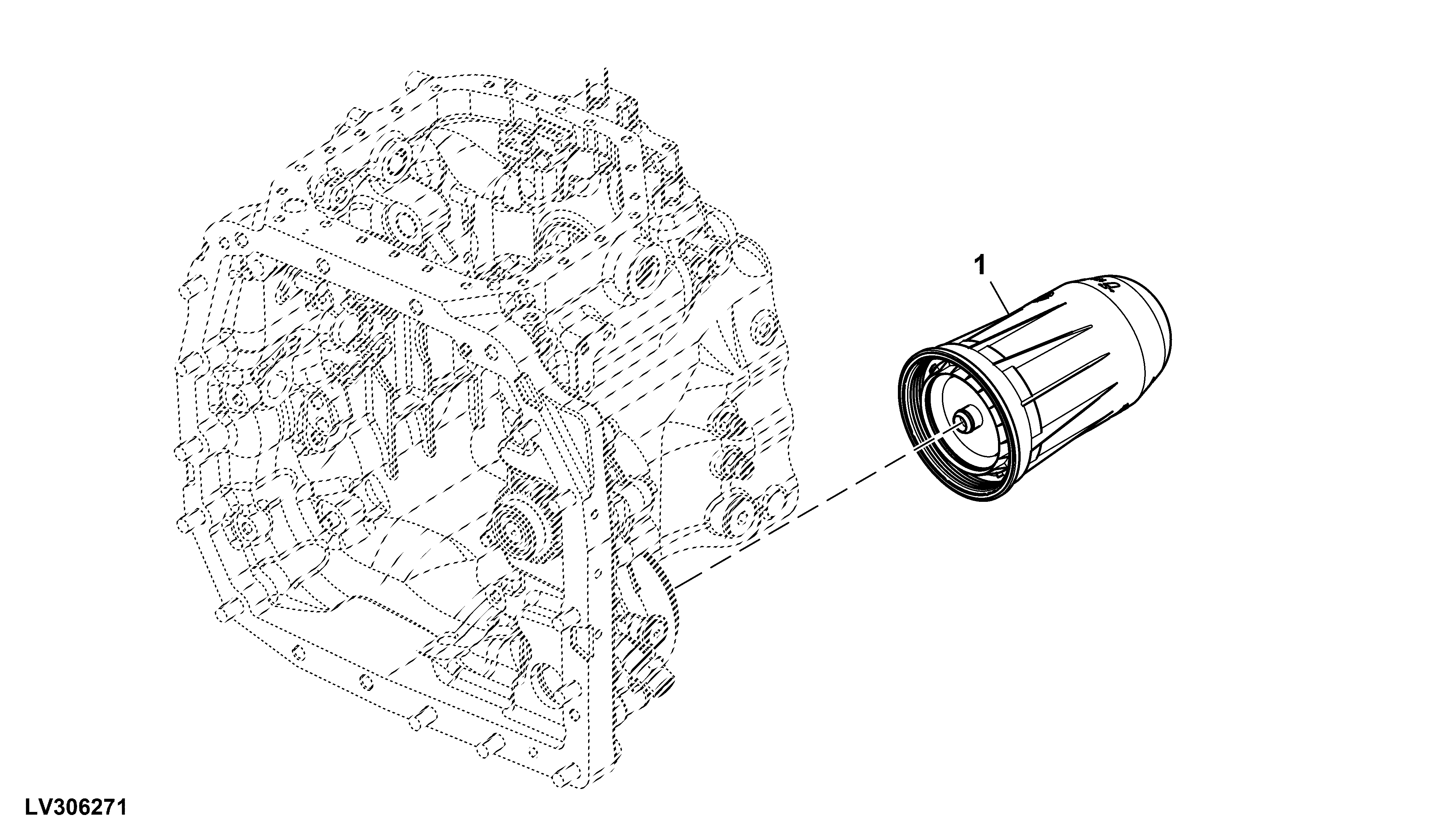 Hydraulic Filter, Open Center