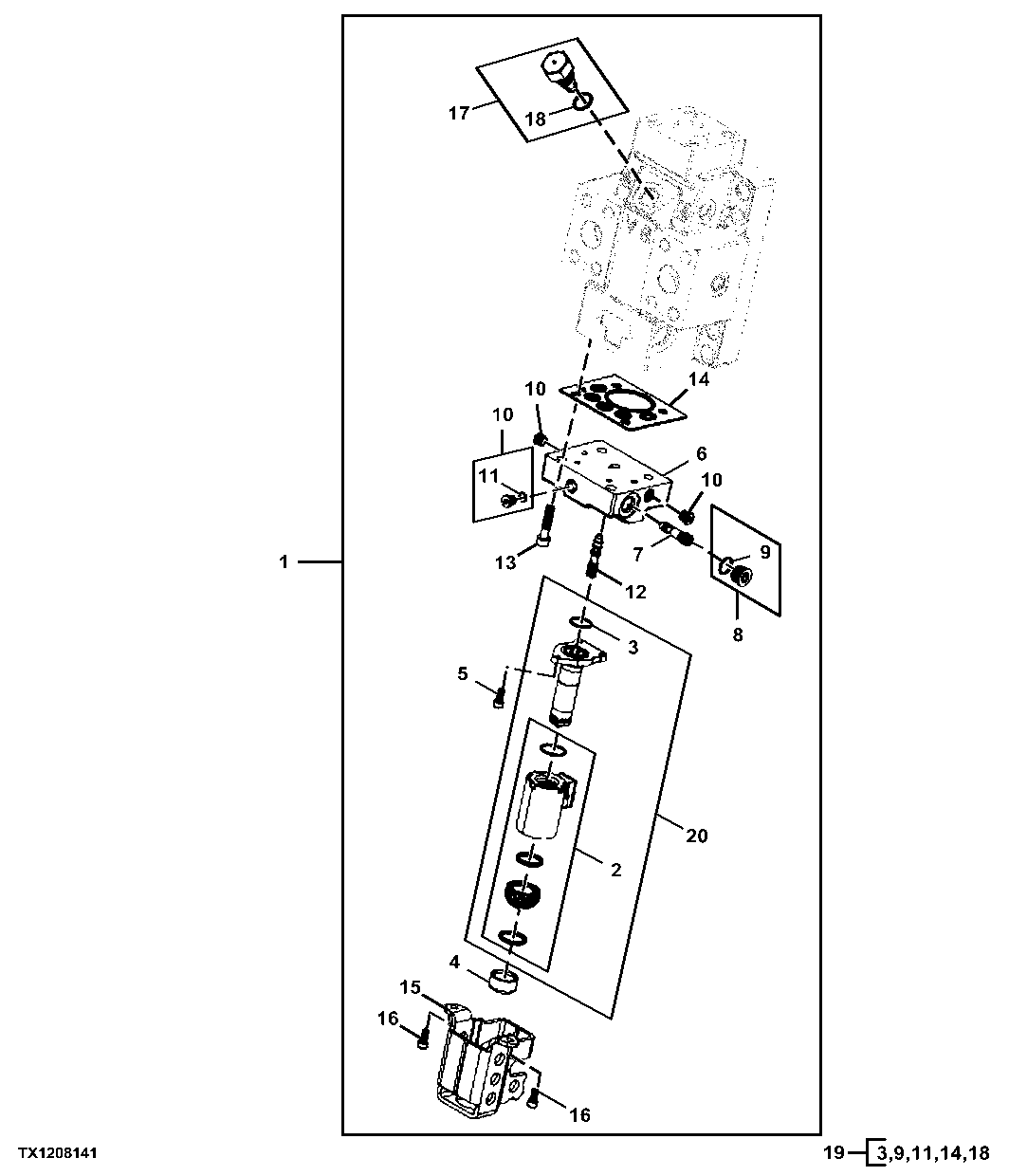 Hydrostatic Track Drive Motor Control ( - 334735)