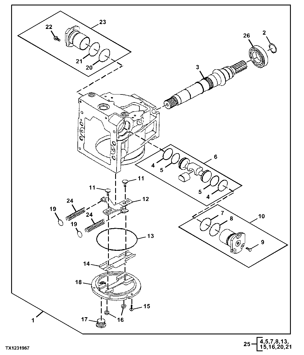 Hydrostatic Pump Components, Limitation Control
