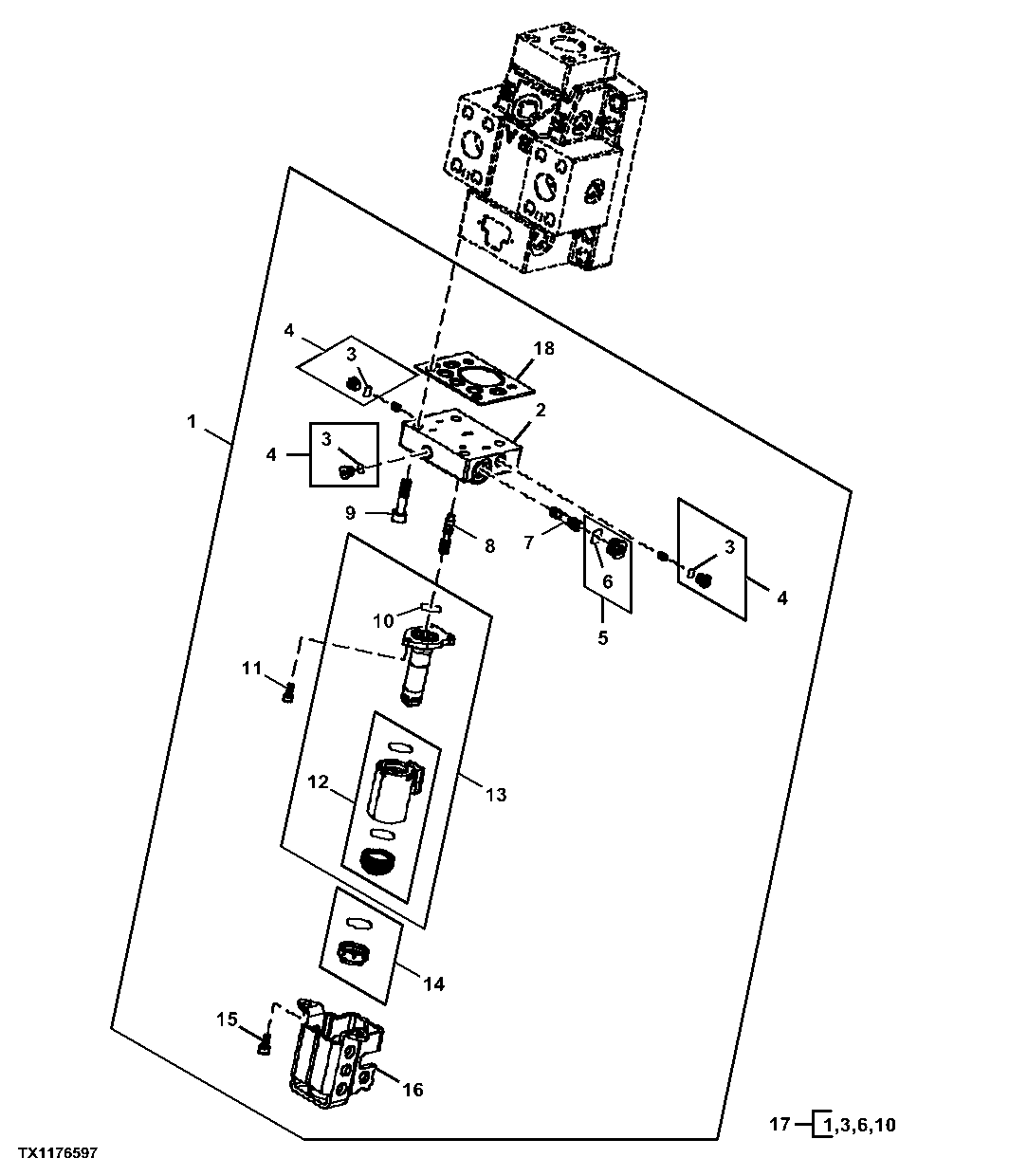 Hydrostatic Track Drive Motor Control Components