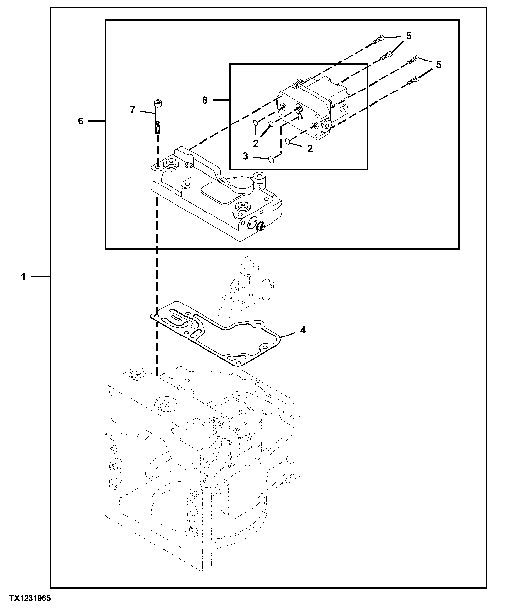 Hydrostatic Pump Components, Displacement Control Valve