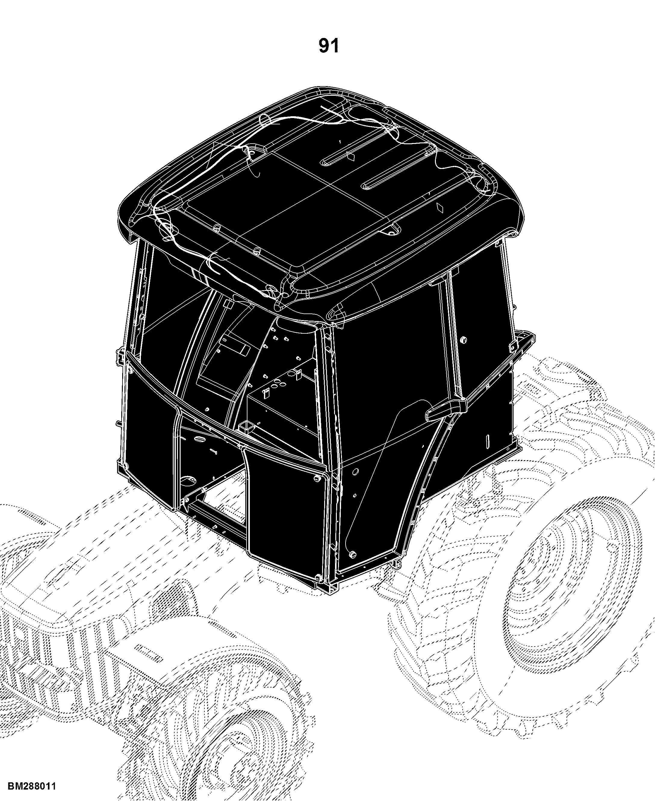 6180J Tractor CKD Argentina (South America Edition)