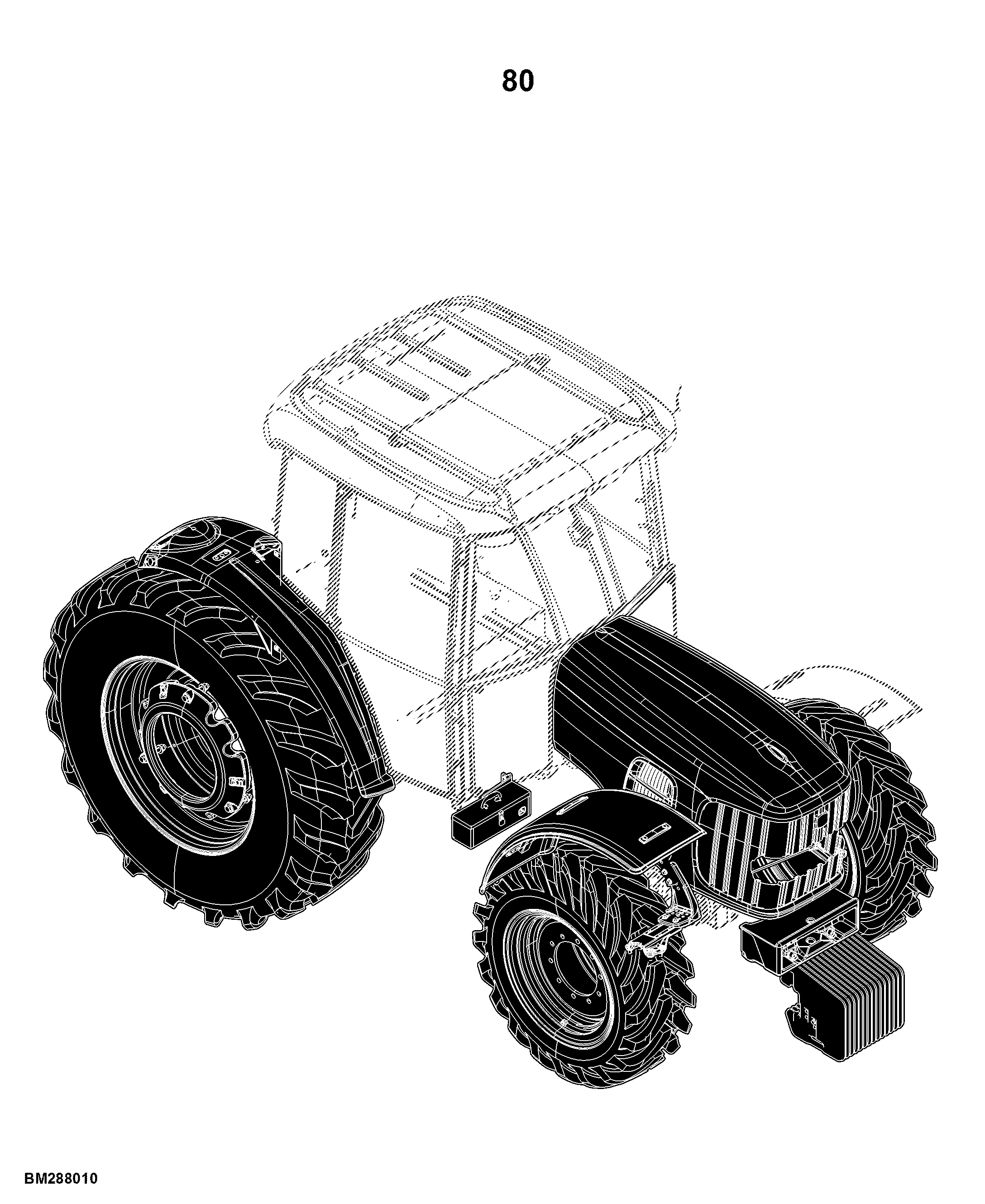 6180J Tractor CKD Argentina (South America Edition)