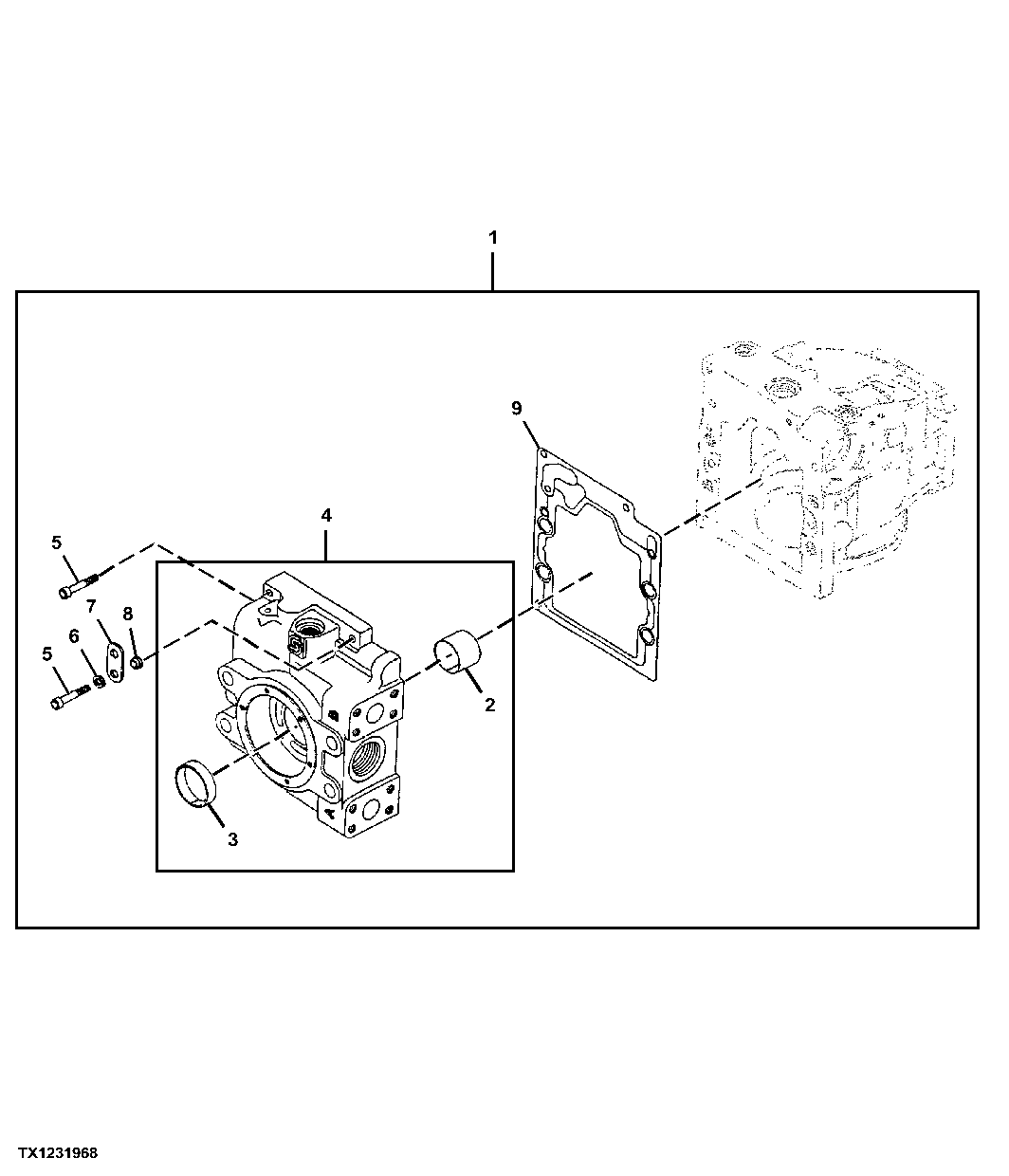 Hydrostatic Pump Components, Hydrostatic Charge Housing
