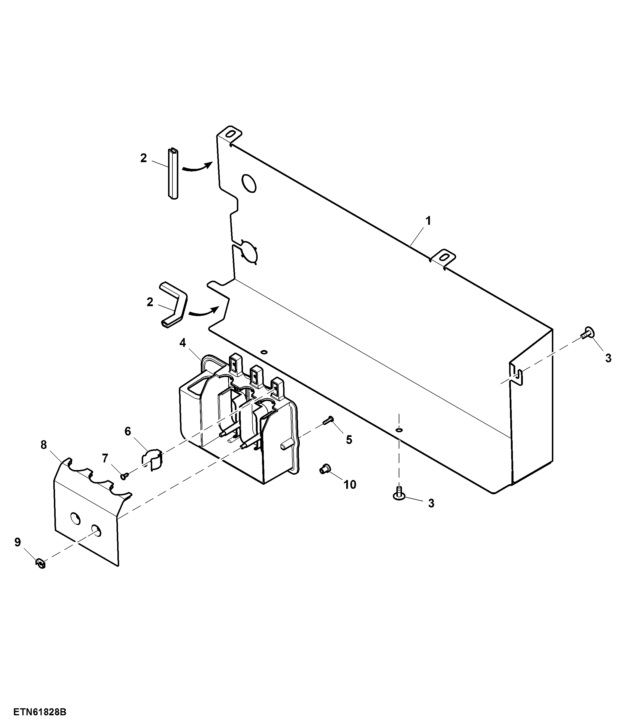 Shield, Hydraulic Pump, AutoTrac™ Integrated