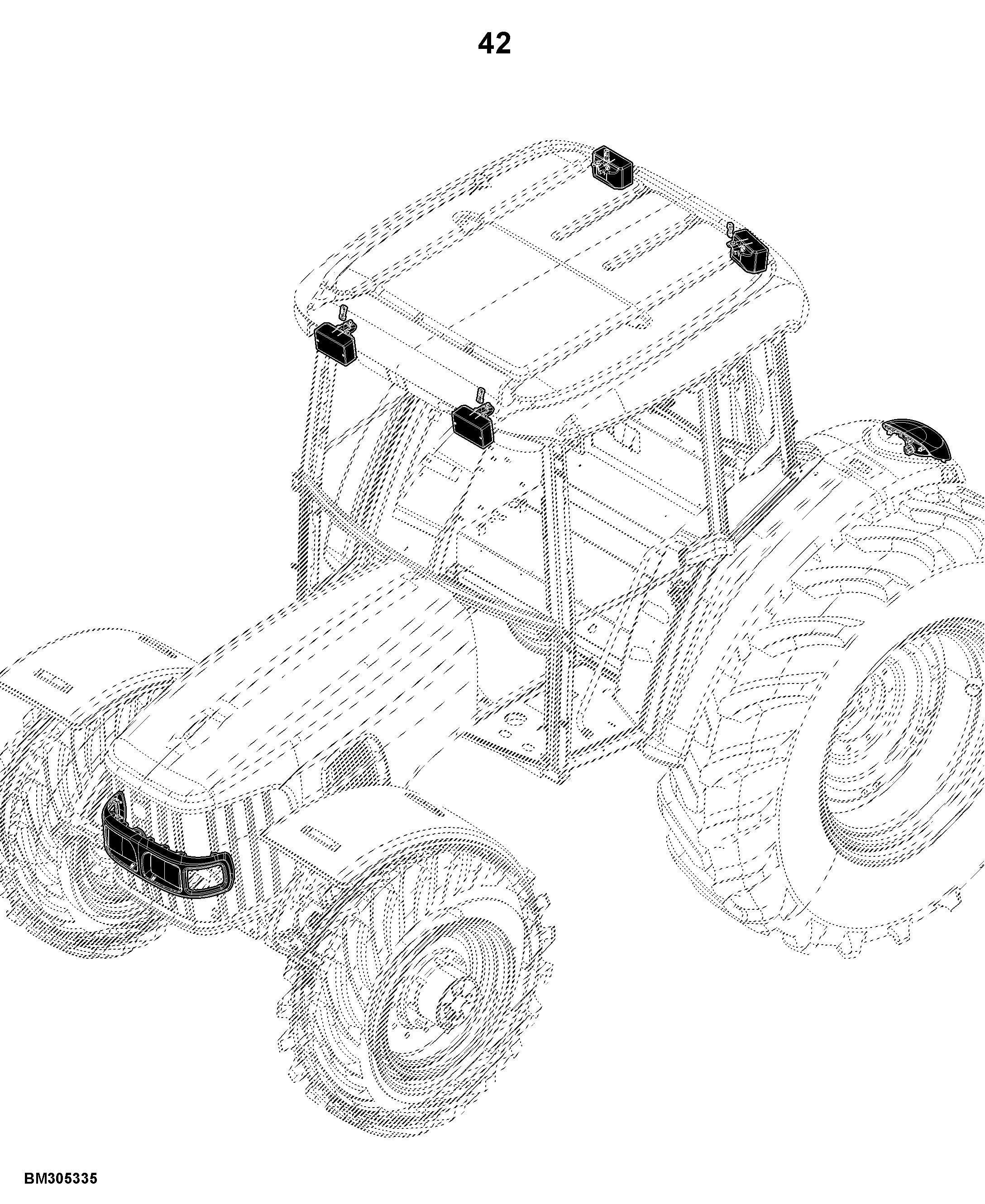 6180J Tractor CKD Argentina (South America Edition)