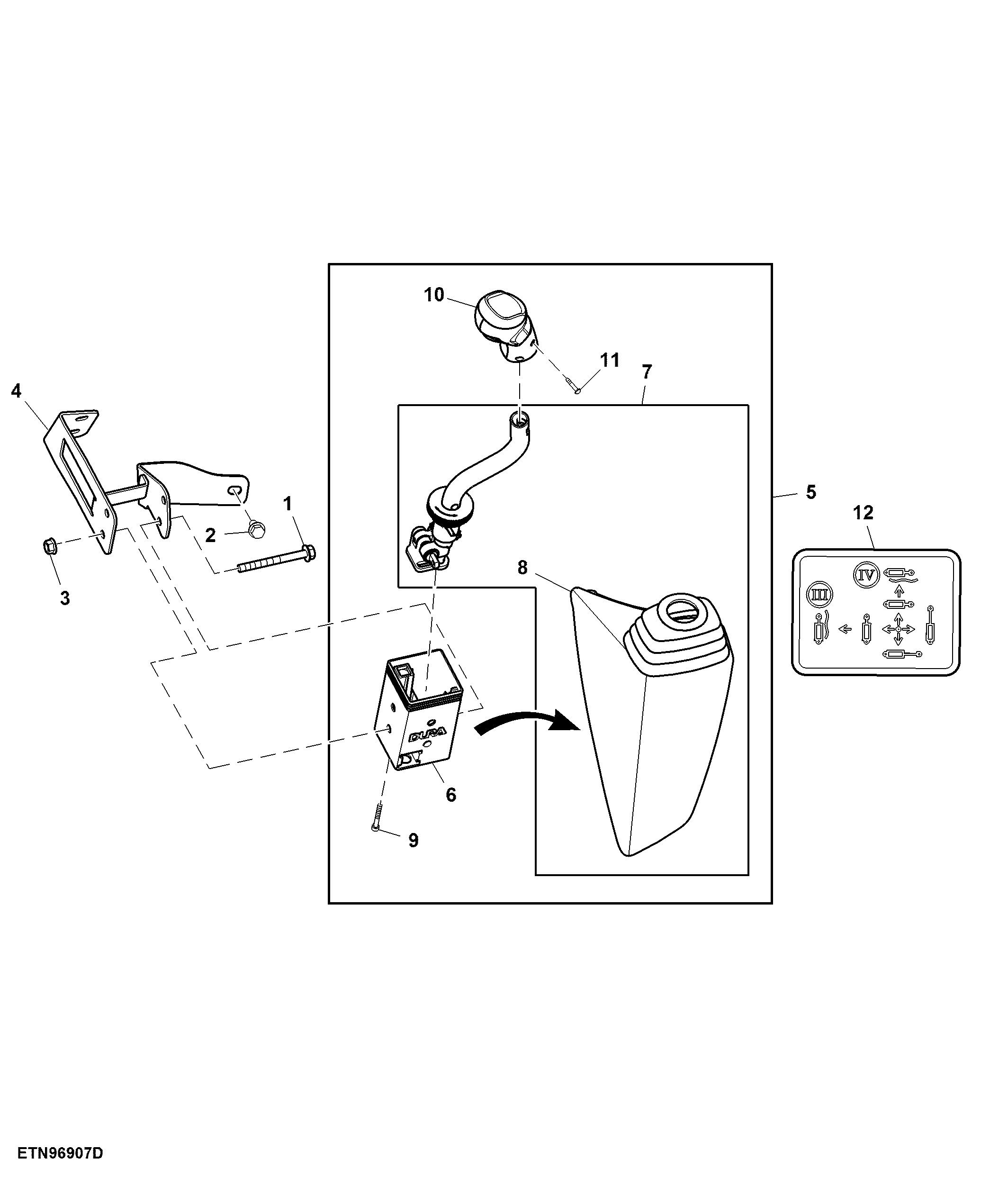 Muti-Function Lever, Mechanical SCV, W/ 2-Functions