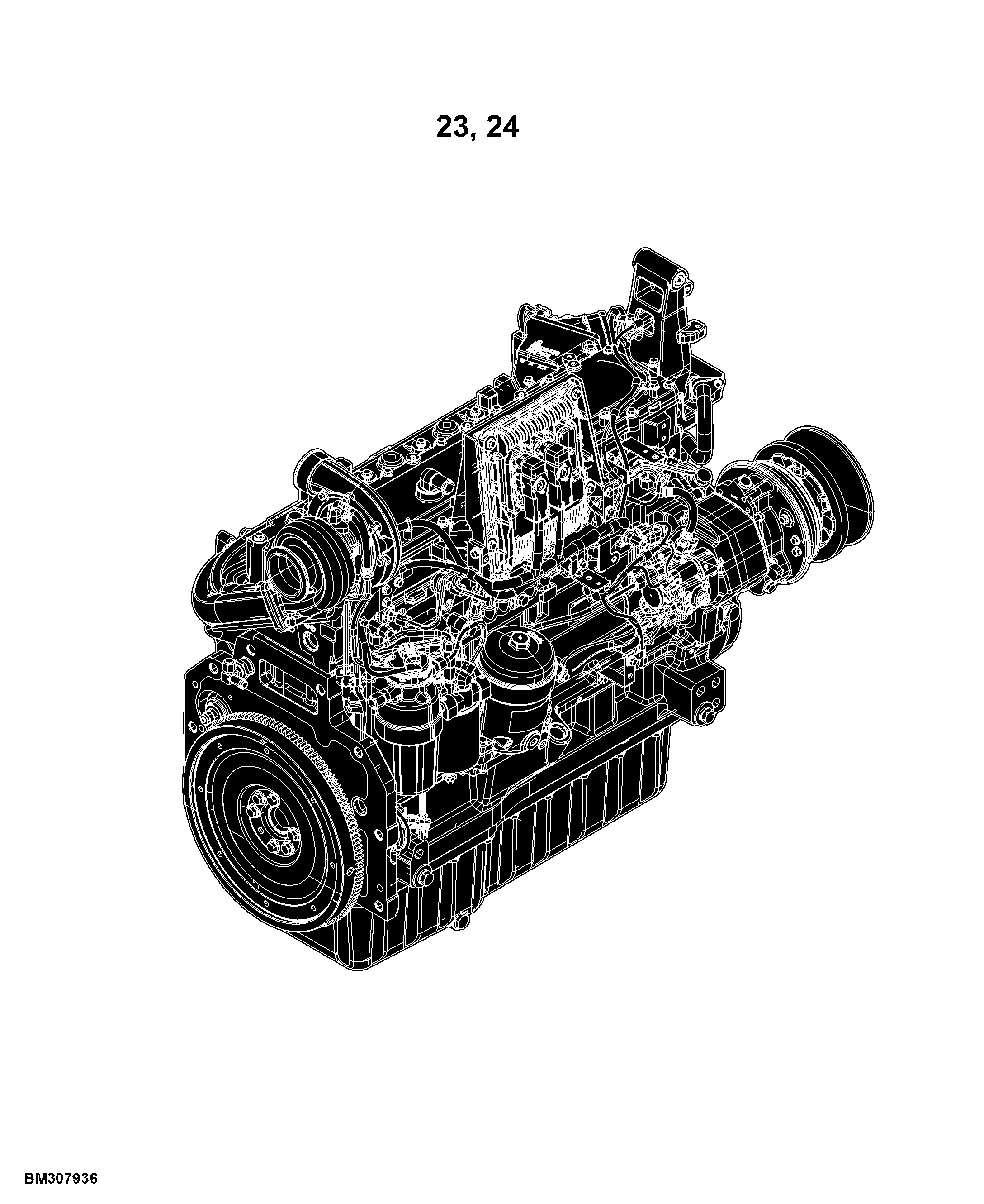 8295R Tractor (S.N. 100000- )(South America Edition)