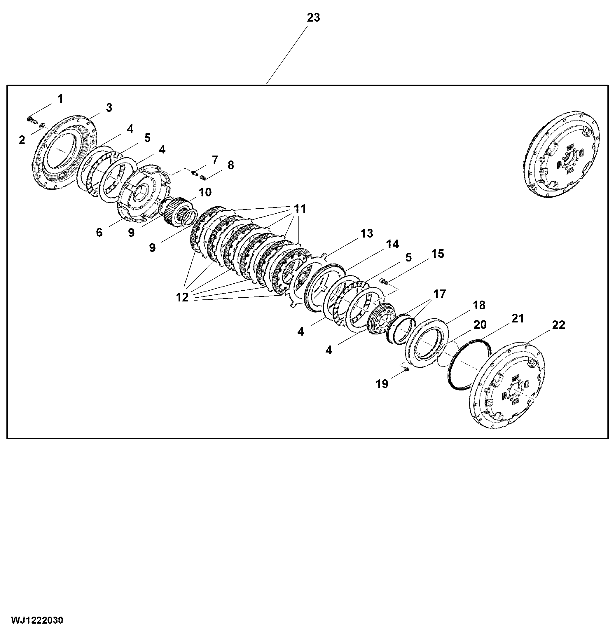 Differential Multiple Disk Lock (001509 - )