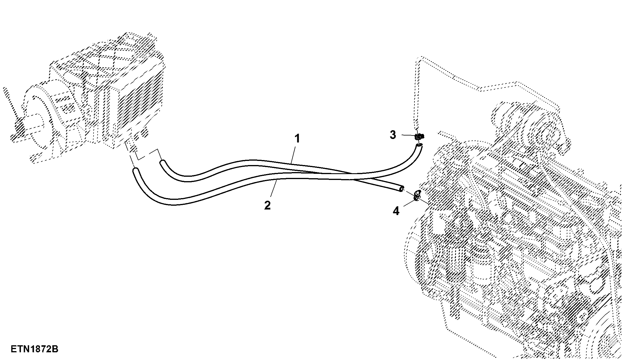 Supply and Return Lines, Heater