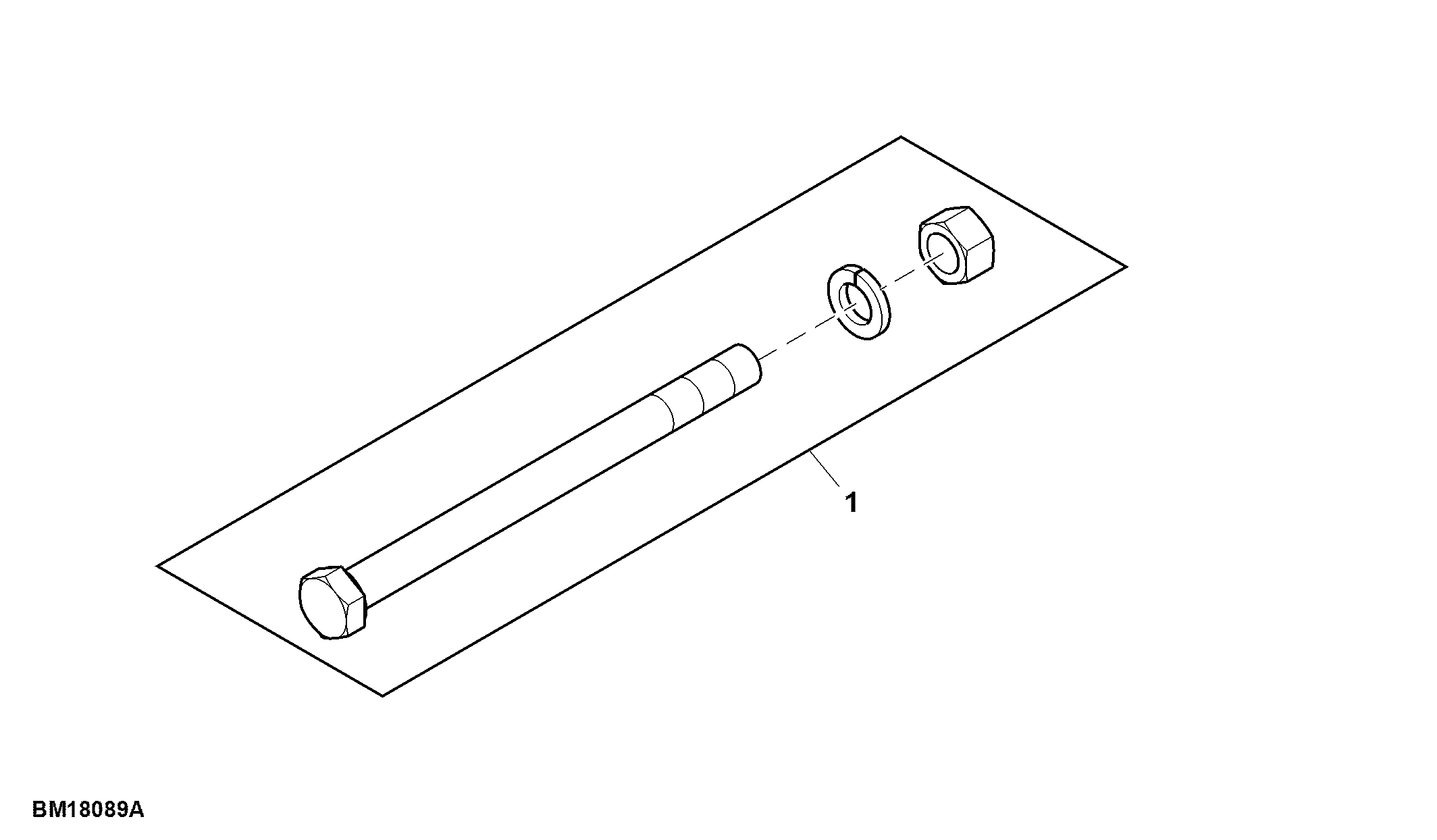 Attachment, Weight Mounting Hardware Kit, 72 LB