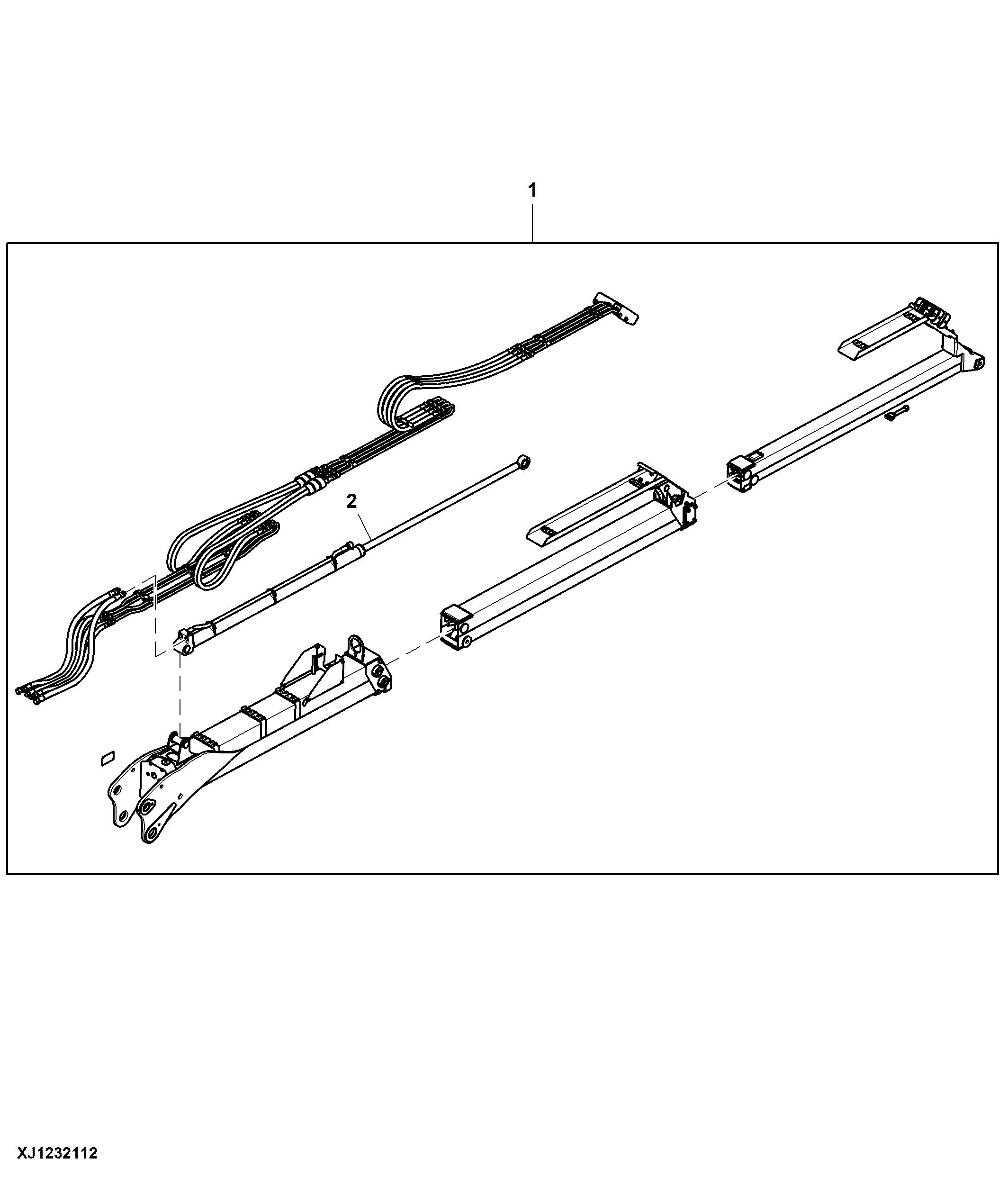 Extension Booms and Cylinders, CF785 / CF785 IBC / CF785S / CF785S IBC