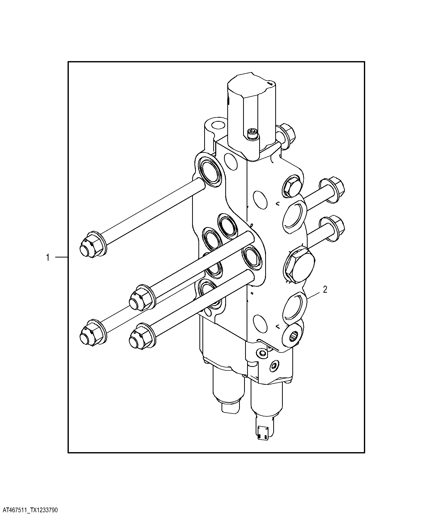 Control Valve Conversion Kit, Auxiliary Section
