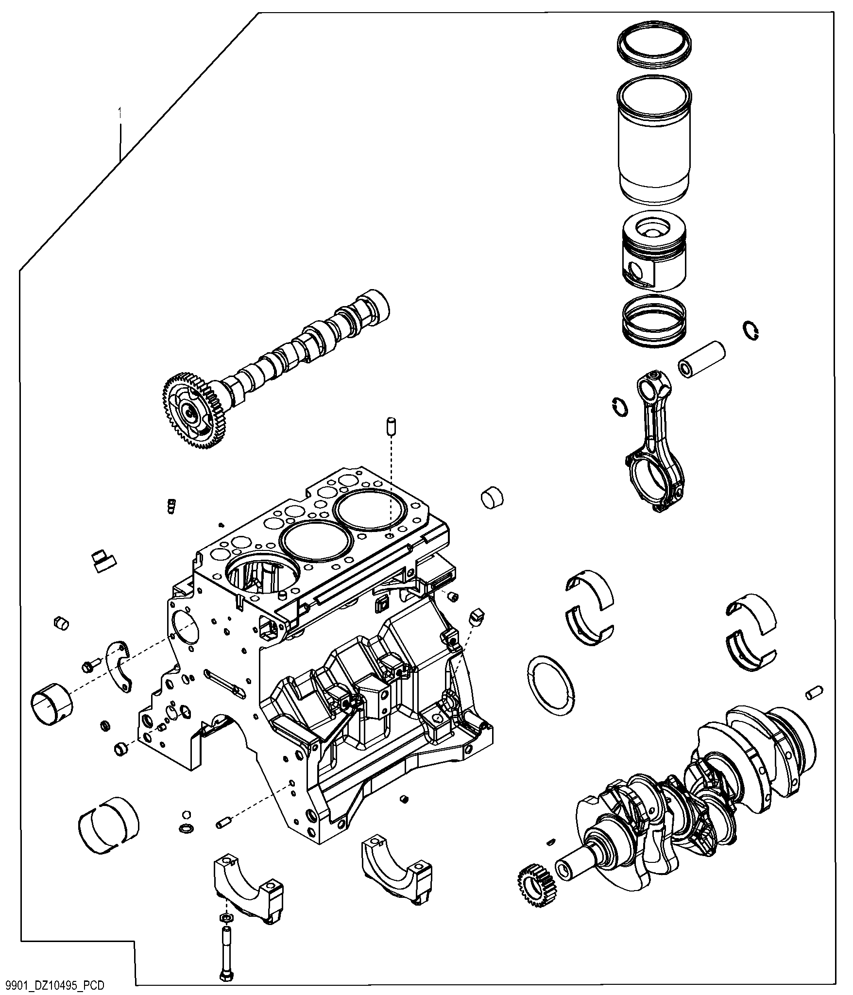 9901 Short Block Assembly