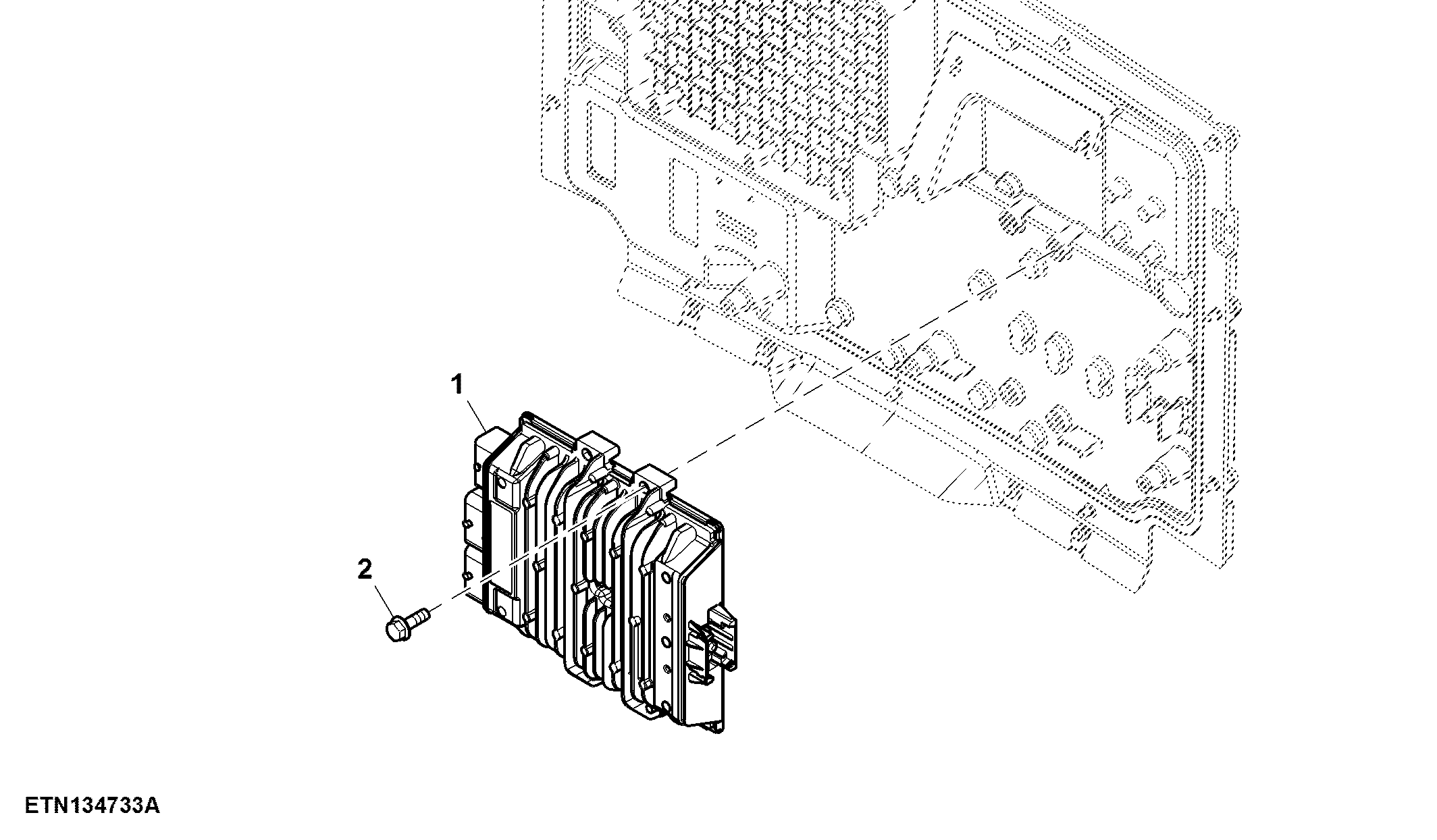 Multi-Functional Controller, Cab Control, W/O ActiveSeat™ Unit