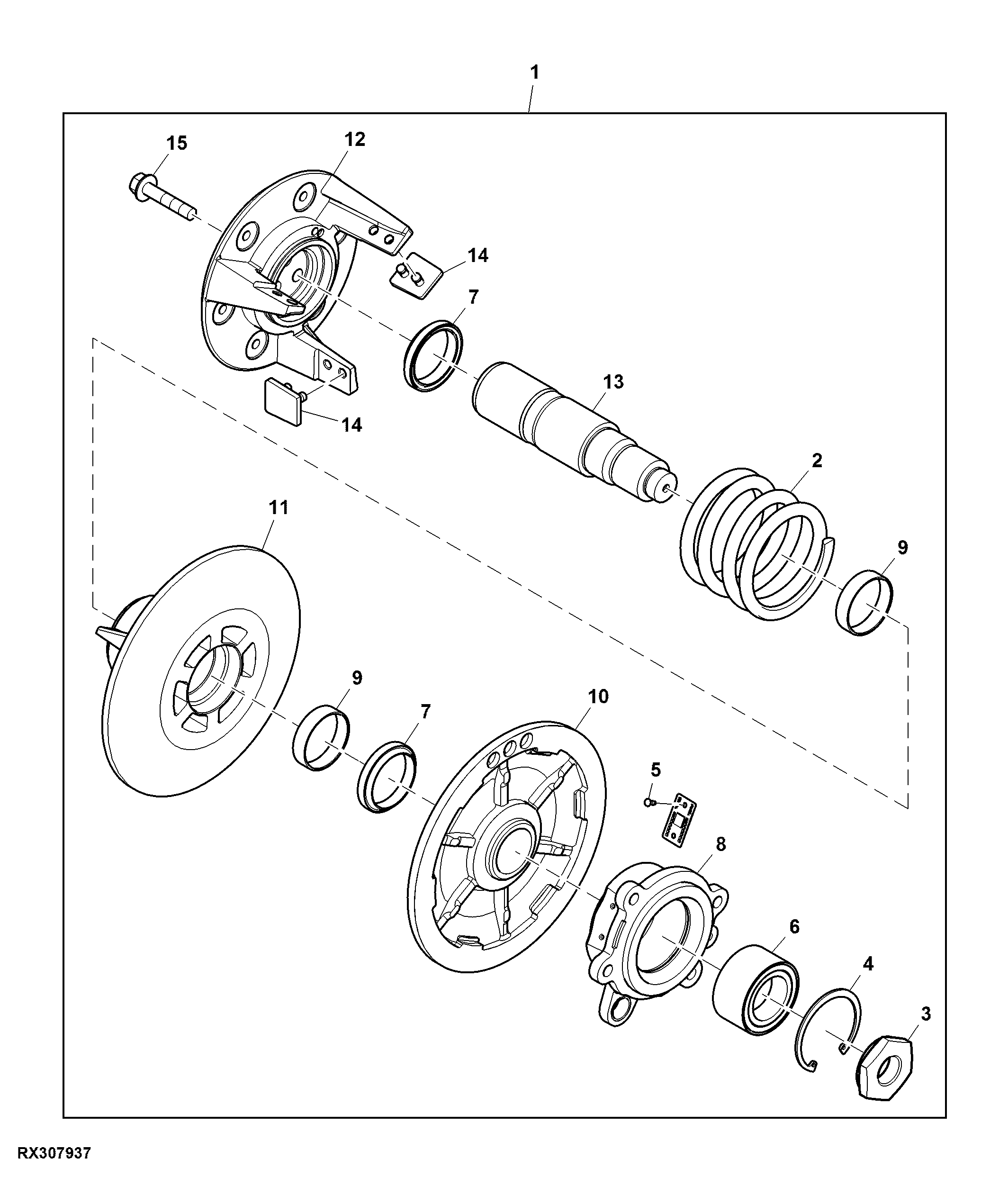 Fan Driven Assembly, Variable Speed Fan Drive, 9.0 L Engine