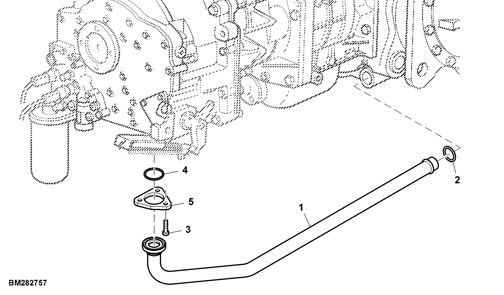 Suction Line, Oil Pump, SyncroPlus™ Transmission