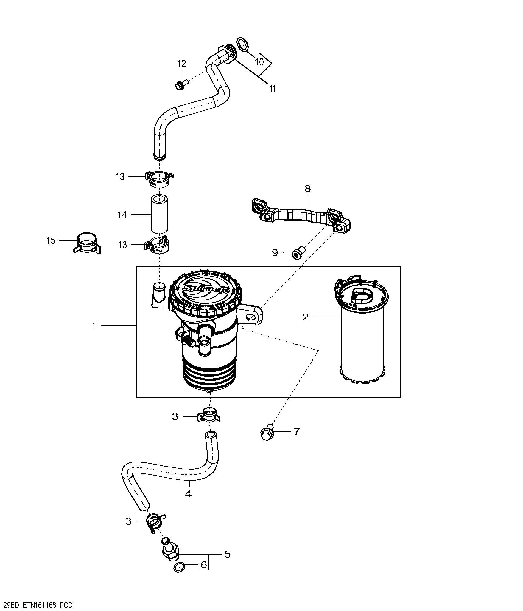 29ED Crankcase Ventilation System (111510 - )