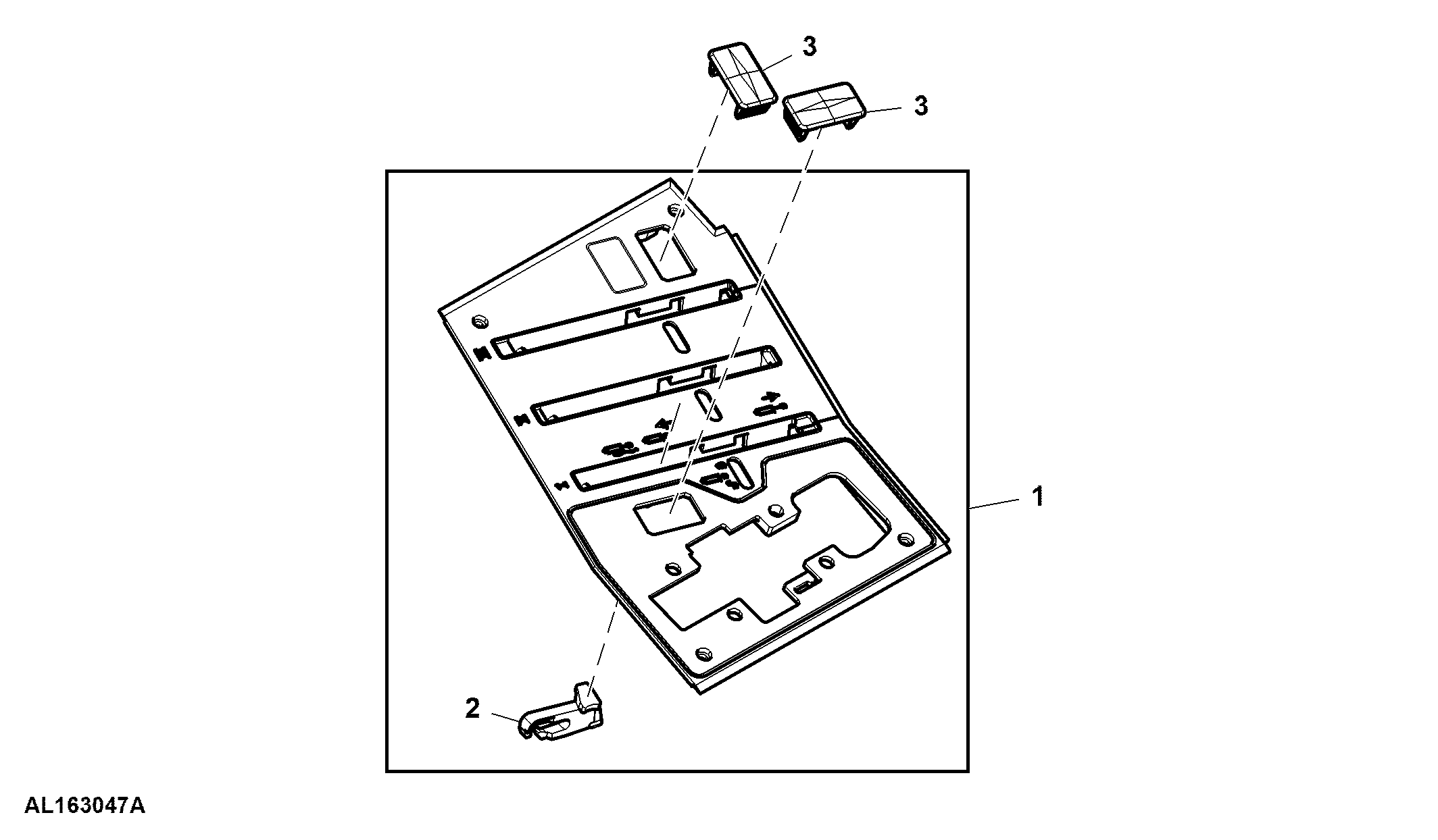 SCV Control Panel, Position I and II, W/O Latch