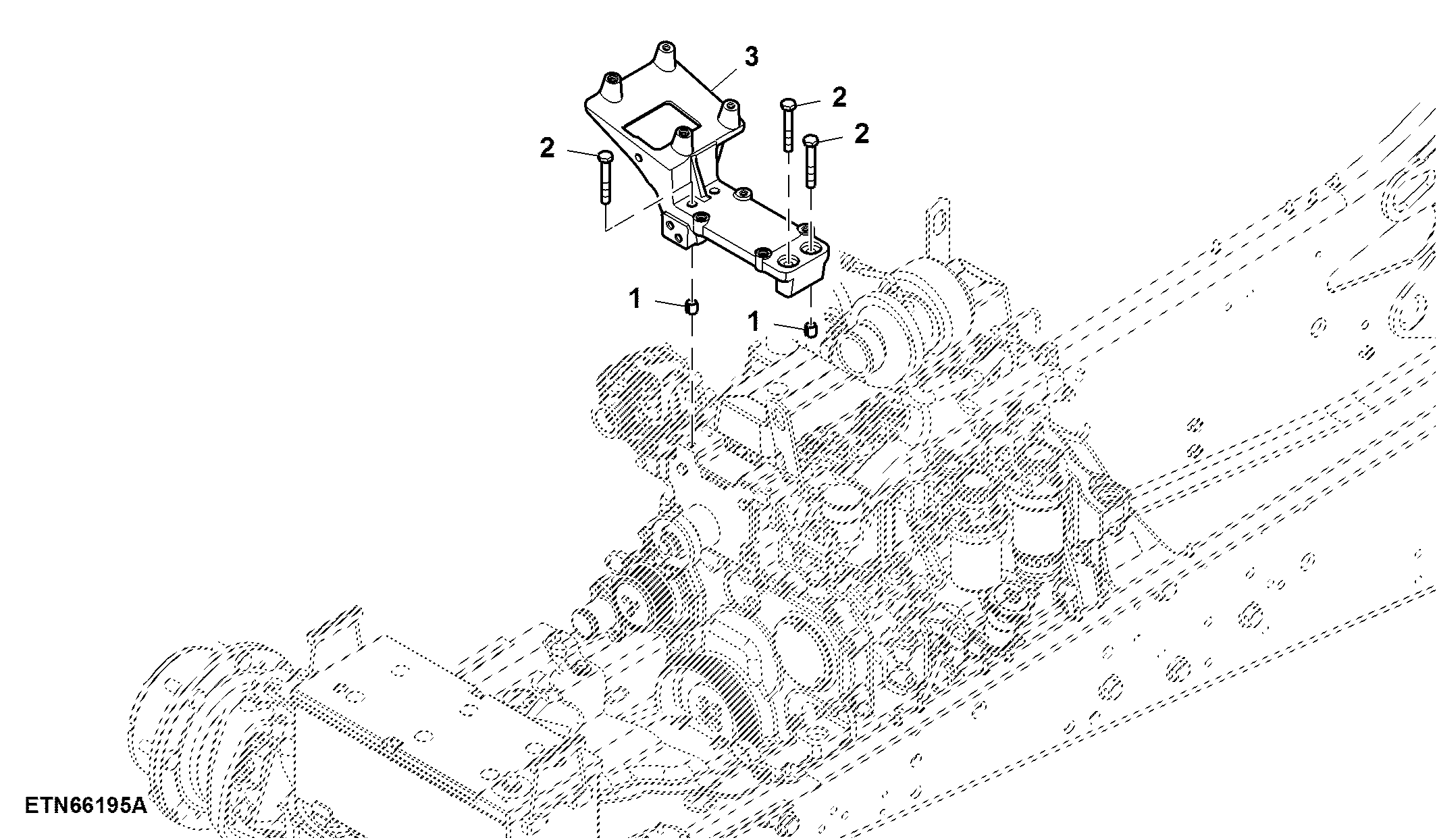 Bracket, Alternator and A/C Compressor, Optional