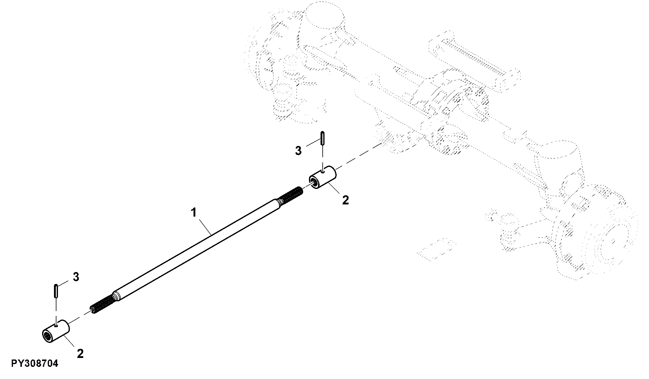 Drive Shaft Assembly, Heavy Duty