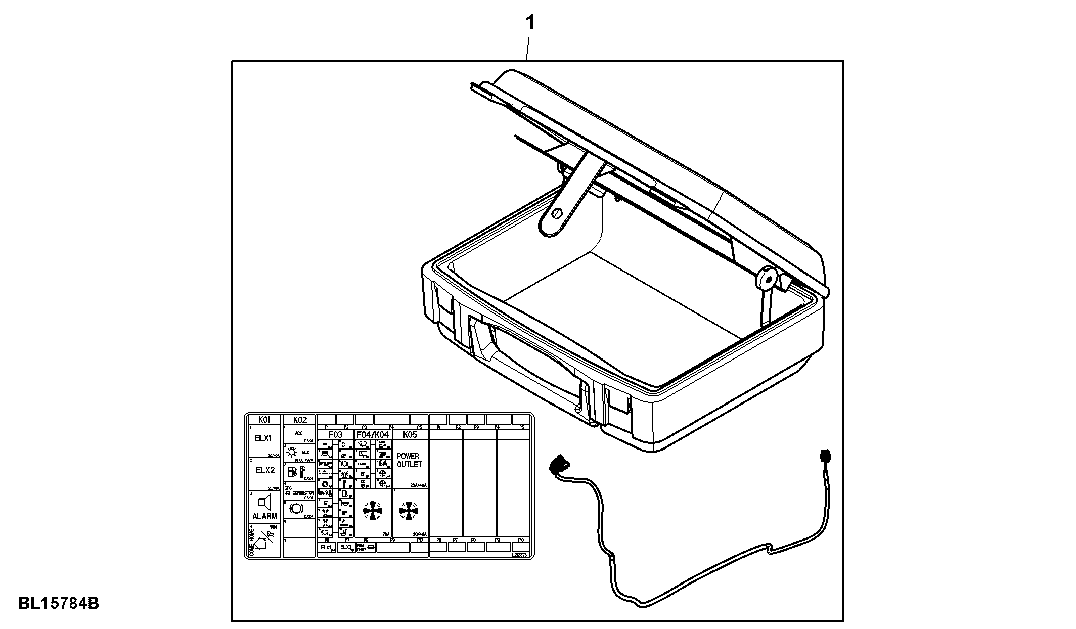 Attachment, Field Office / Power Outlet Socket