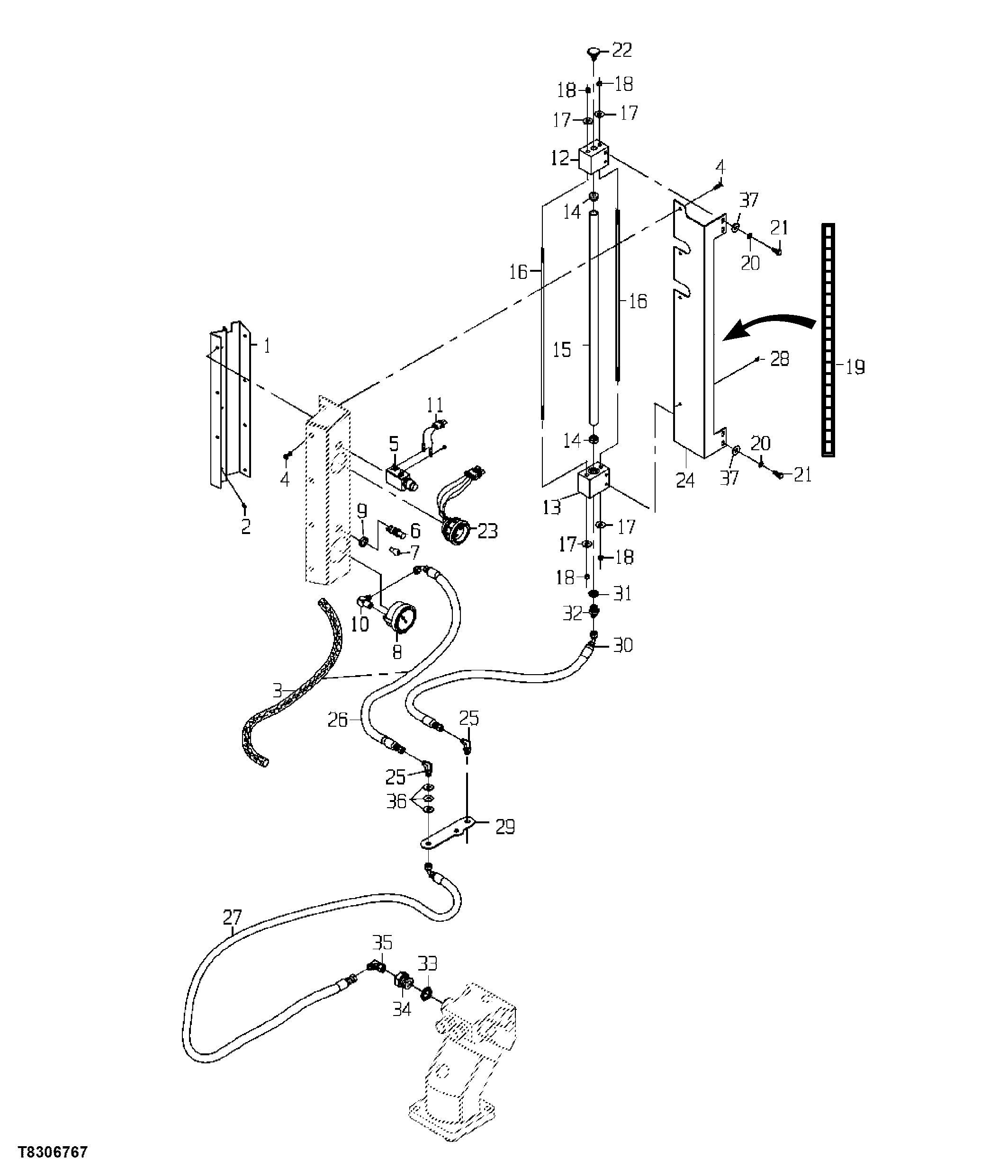 INDICATOR GP, BASECUTTER PRESSURE/HEIGHT, ENGINE TEMPERATURE