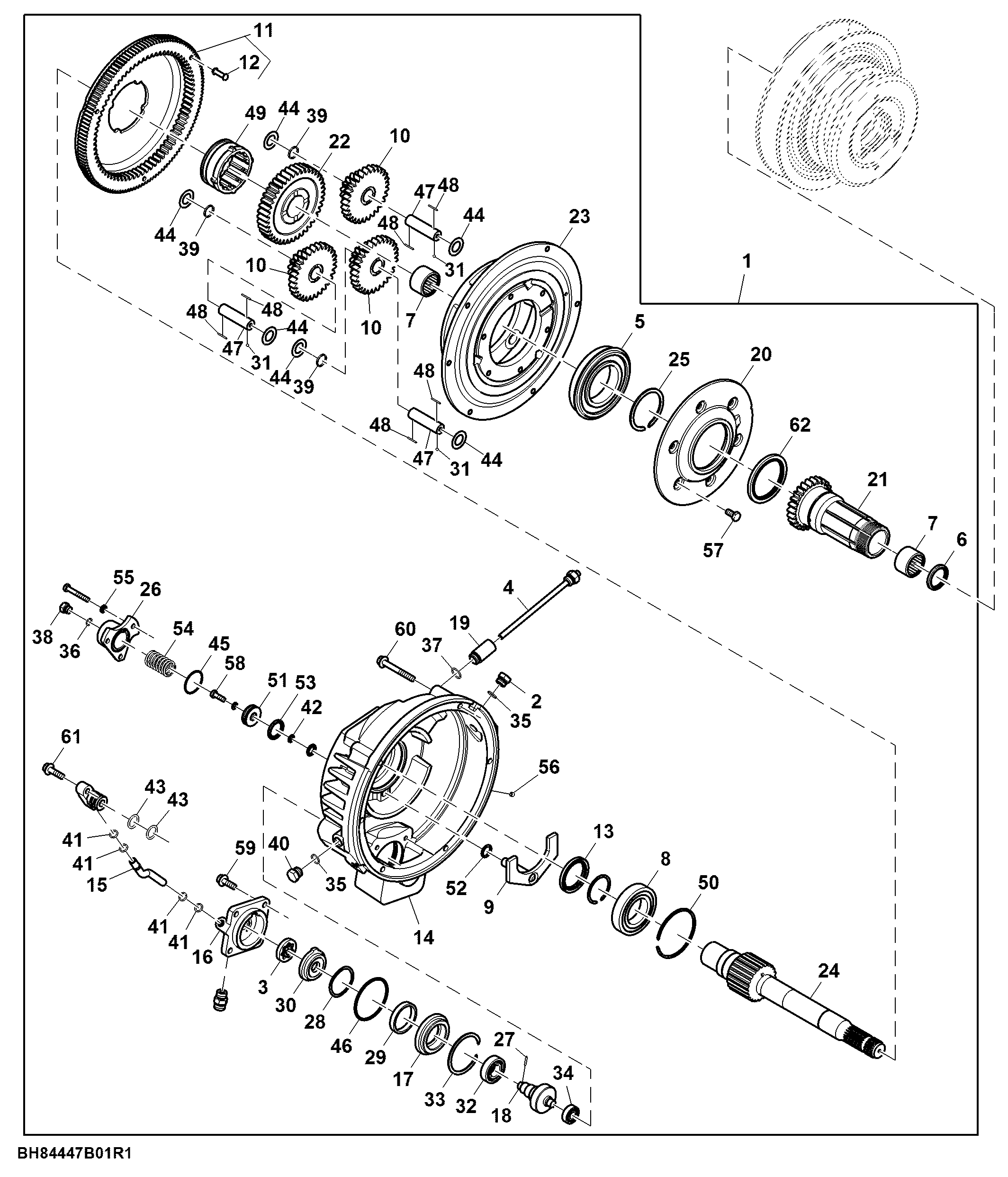 Attachment, High Torque Variable Speed Feederhouse Drive Conversion