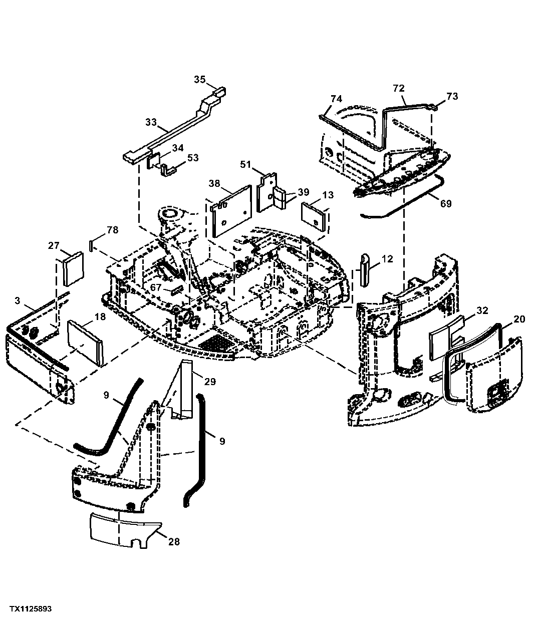 Left Front, Side, and Engine Cover Isolators