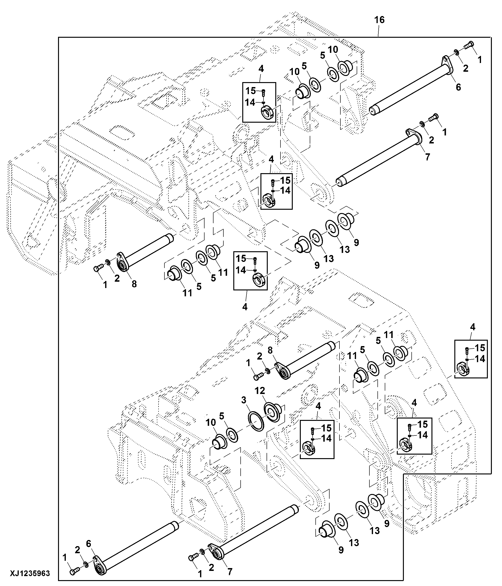 High-wear Feed and Delimb Components (Option)