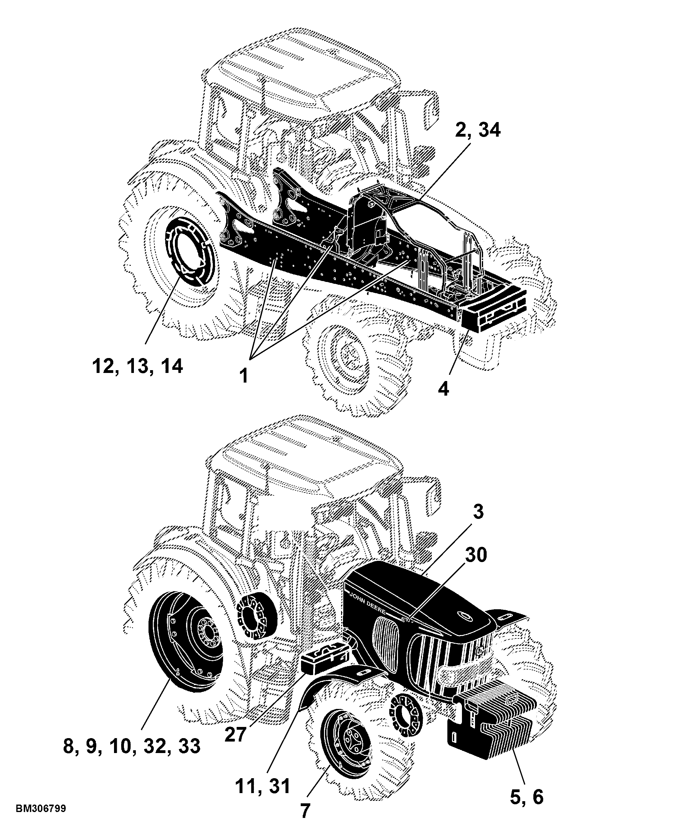 80 Frame, Front Axles, Sheets, Miscellaneous