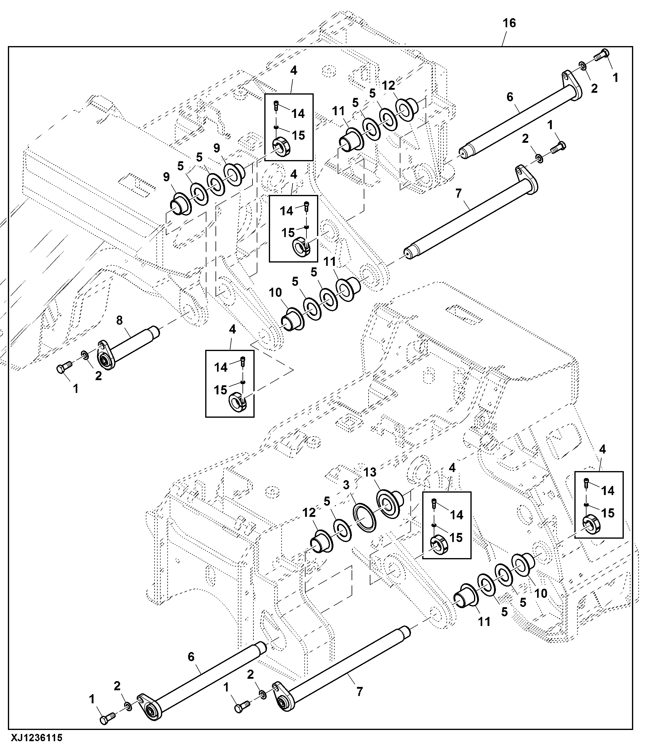 High-wear Feed and Delimb Components (Option)