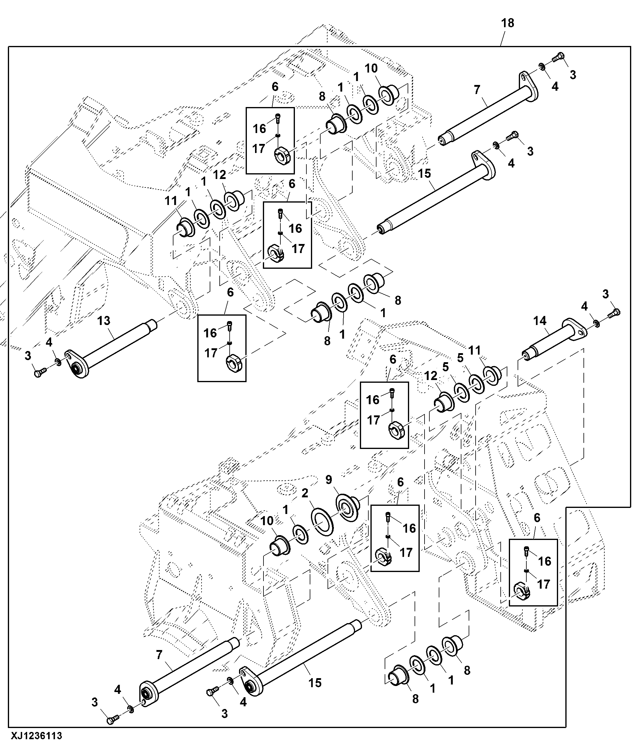 High-wear Feed and Delimb Components (Option)