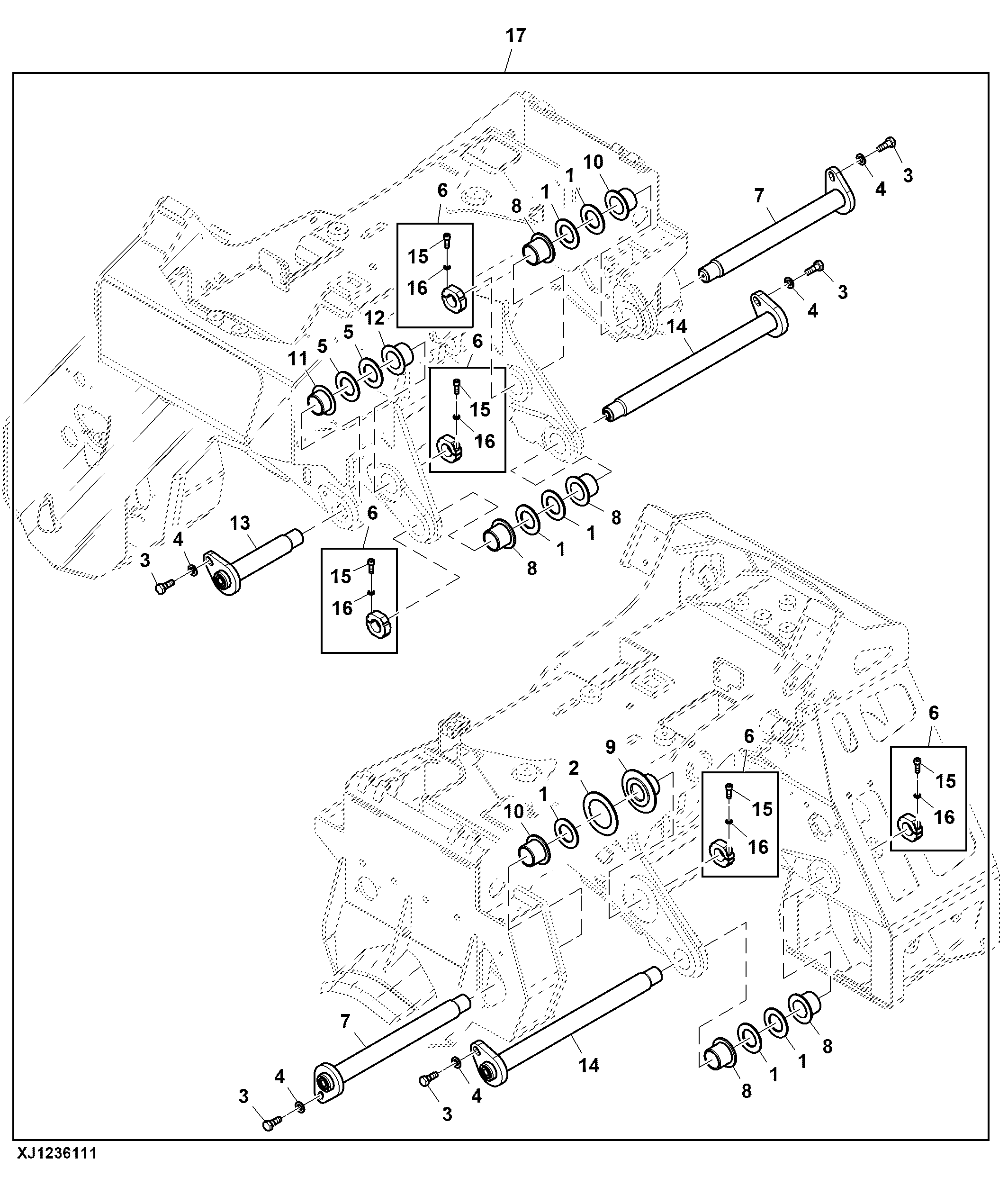 High-wear Feed and Delimb Components (Option)